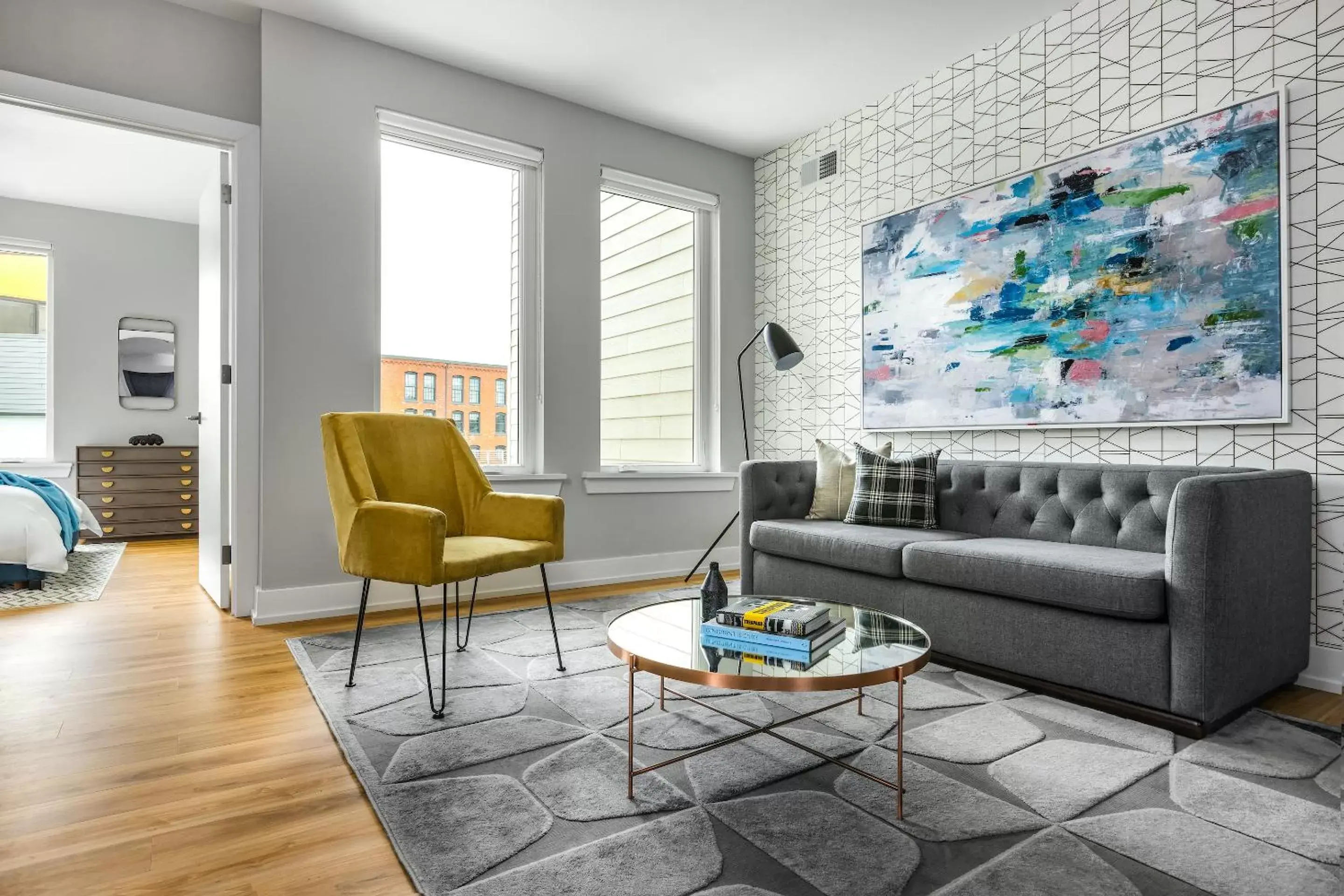 Living room, Seating Area in Sonder The Frankford