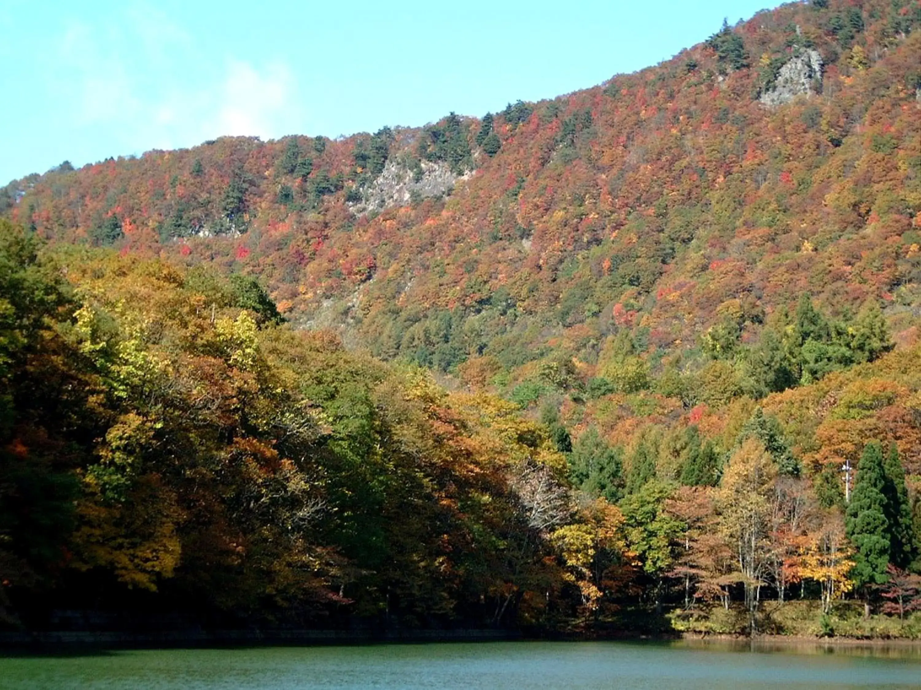 Autumn, Natural Landscape in Zao Kokusai Hotel