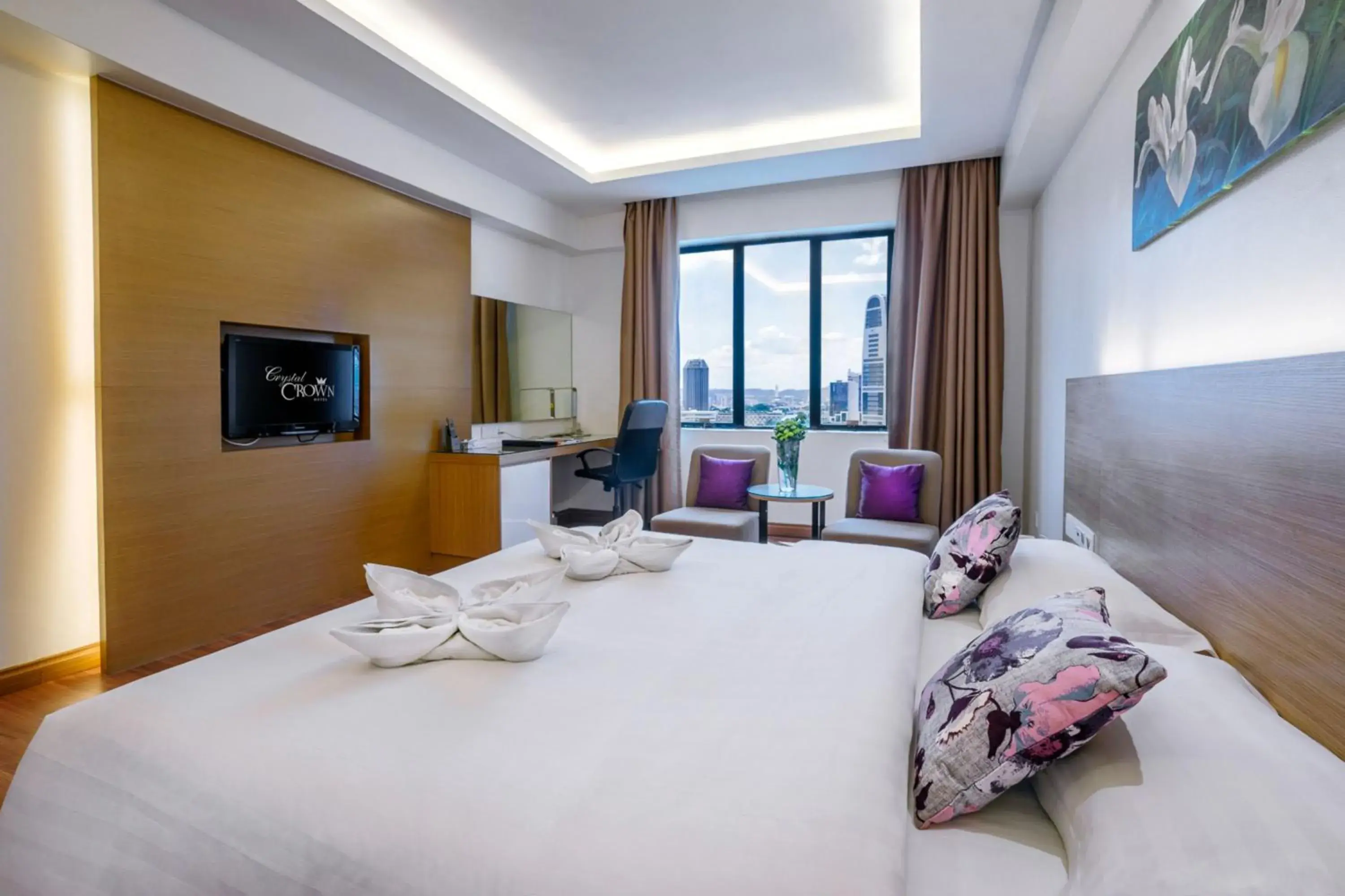 Bed in Crystal Crown Hotel Petaling Jaya Bed in Crystal Crown Hotel Petaling Jaya