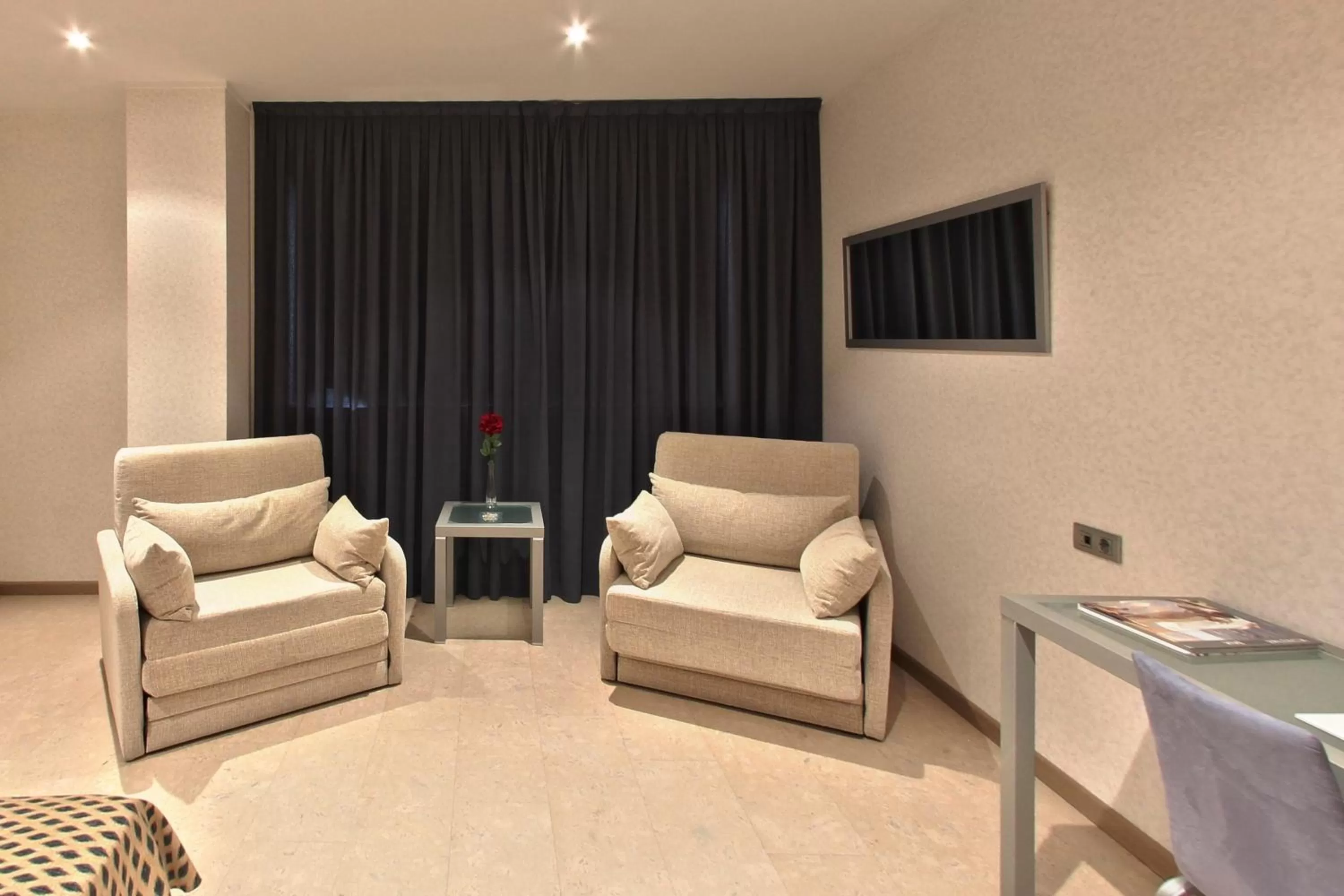 Seating area in Hotel Mas Camarena