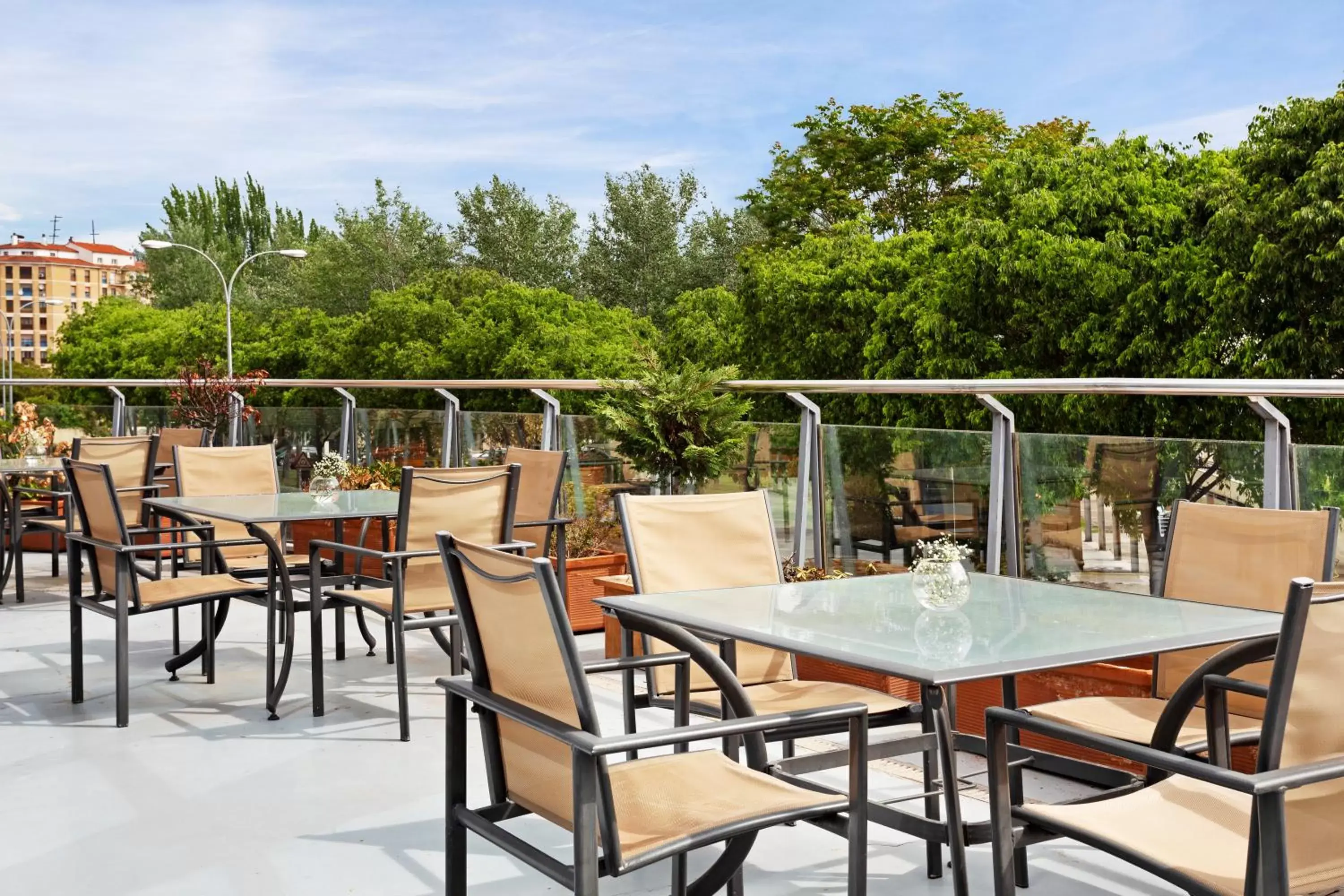 Balcony/Terrace in Hotel Sercotel Tudela Bardenas