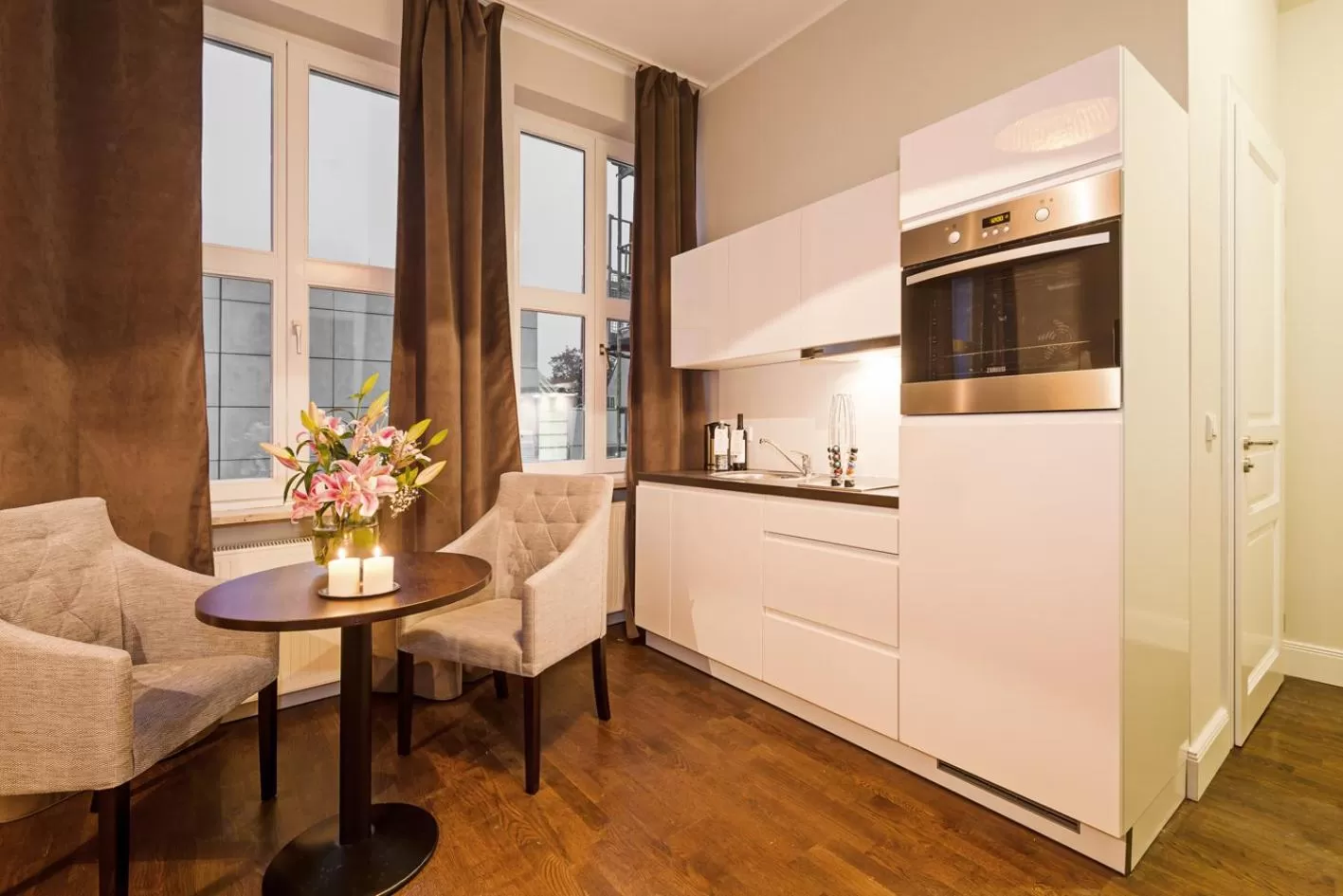 Kitchen or kitchenette in Arabel Design Apartments
