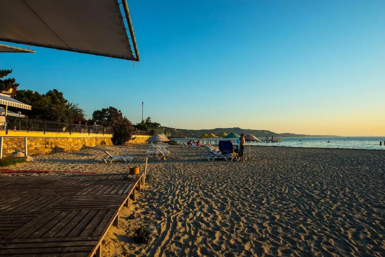 Beach in Iris Hotel