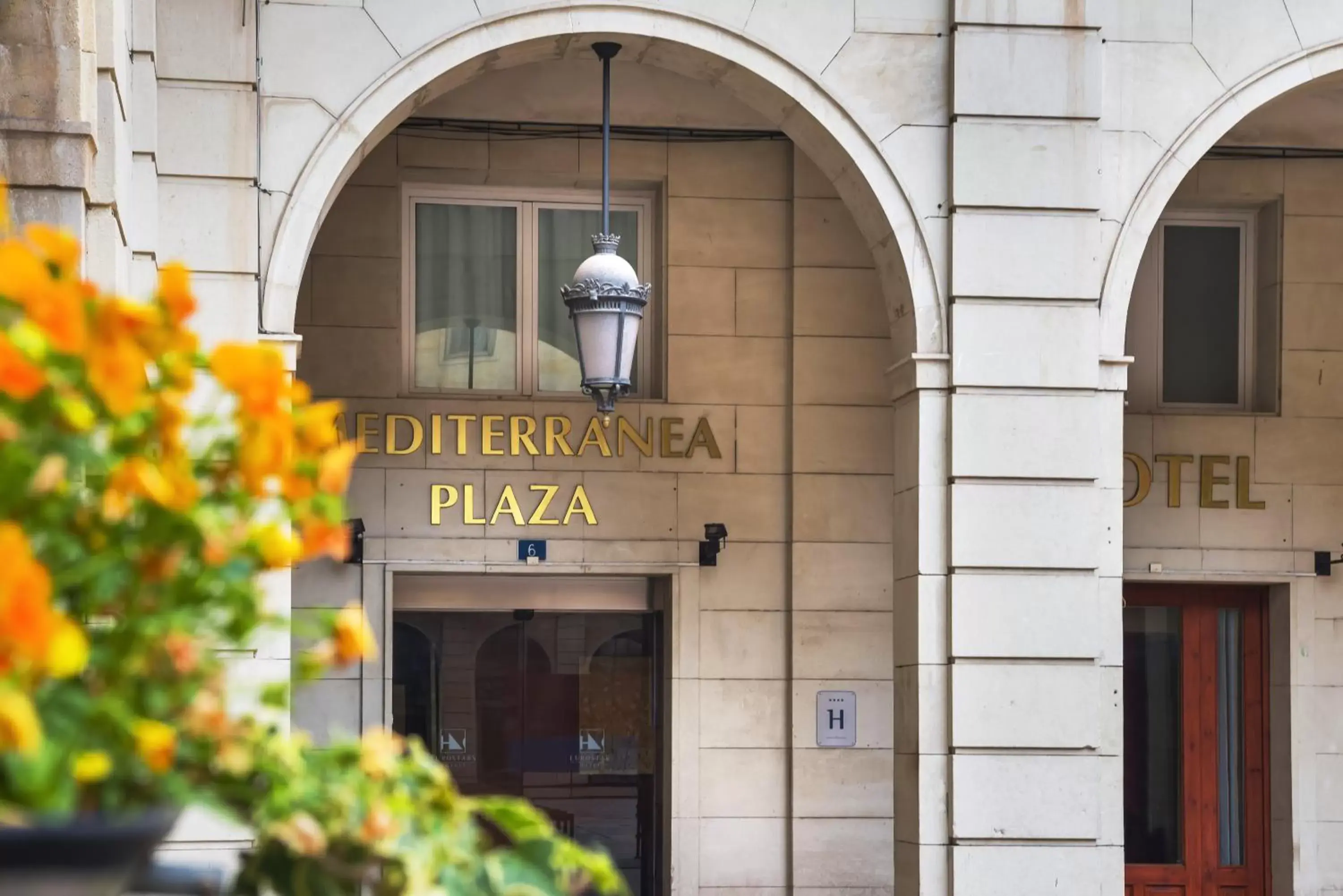 Facade/entrance in Eurostars Mediterranea Plaza