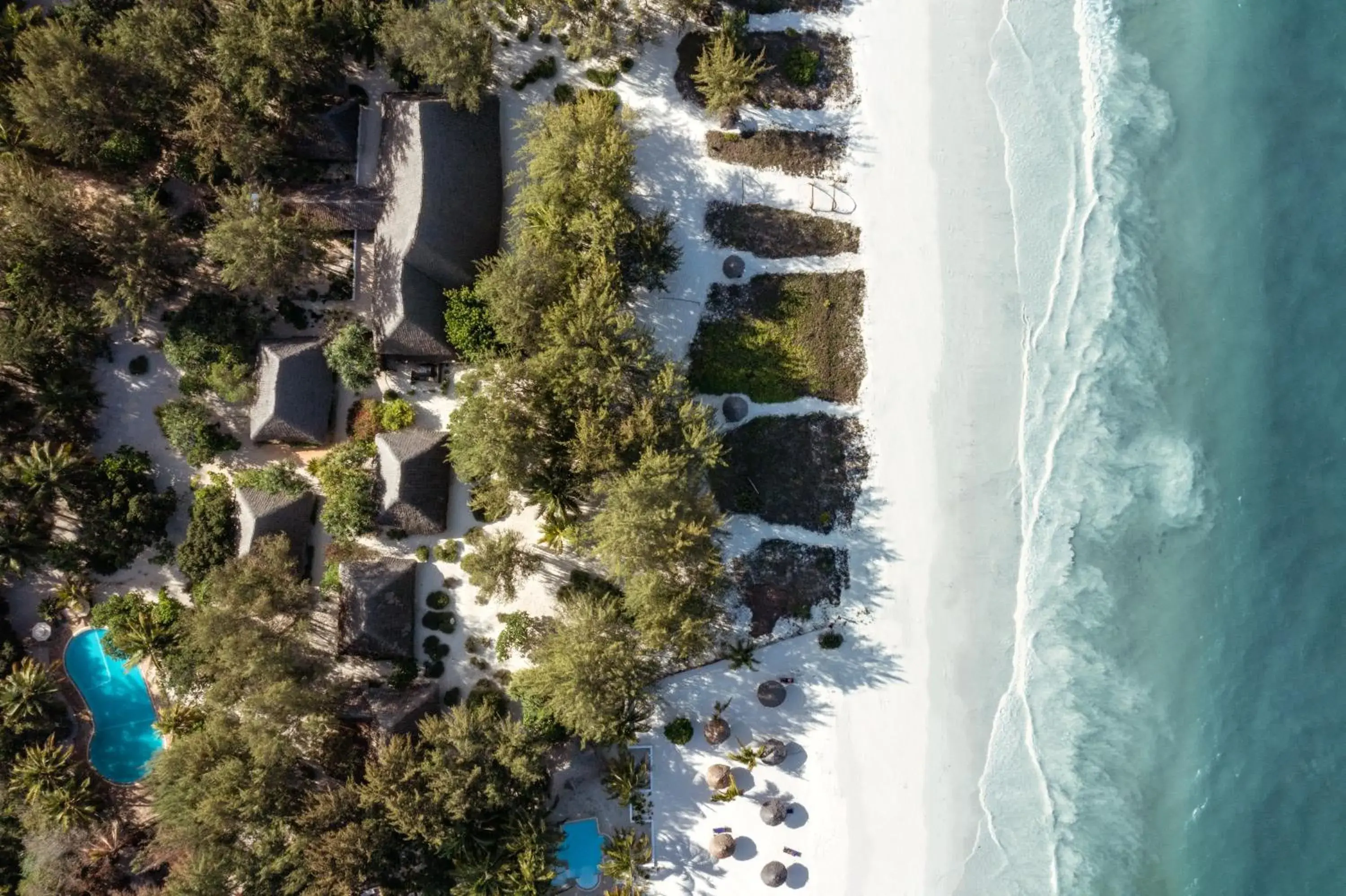 Bird's eye view, Bird's-eye View in Hakuna Majiwe Beach Lodge Zanzibar