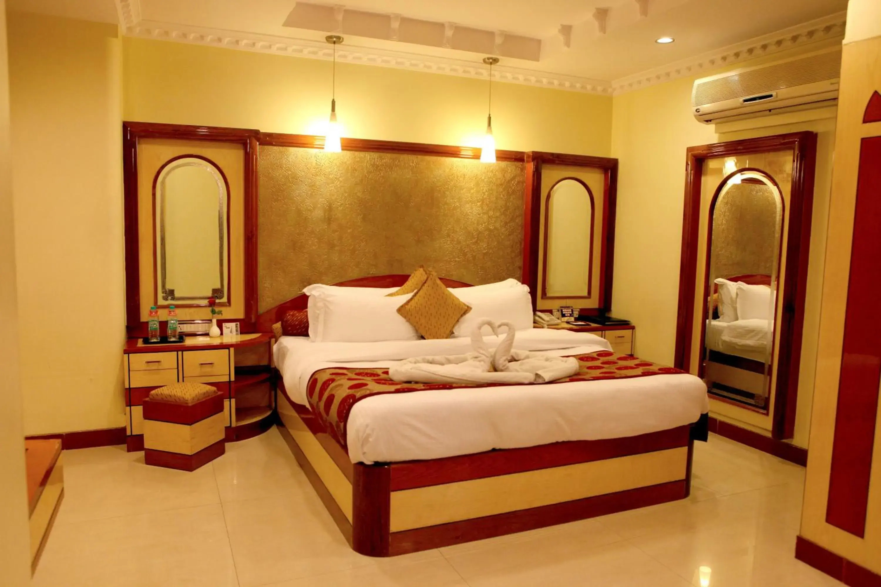 Bedroom, Bed in Lords Plaza Surat