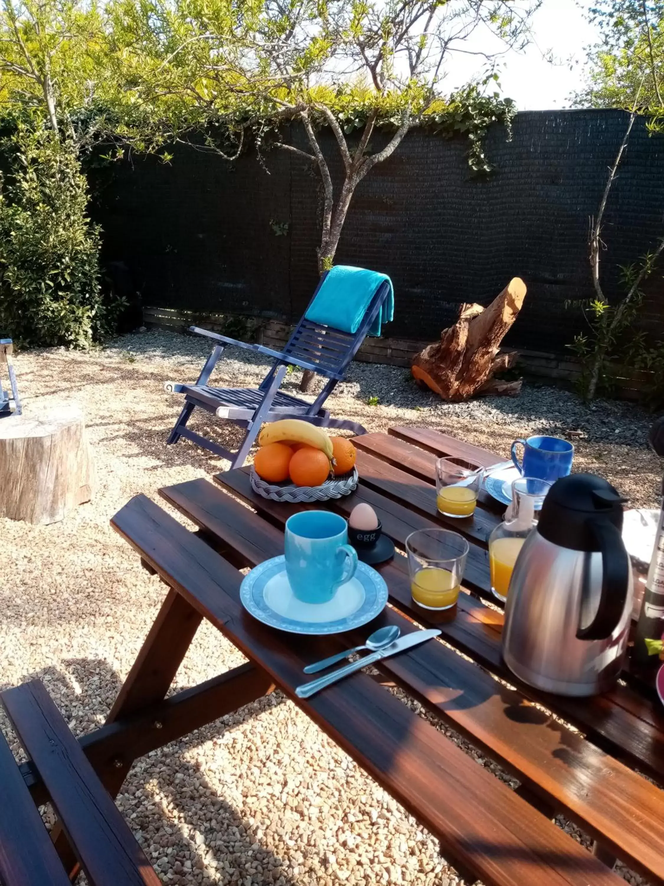 Patio in La Girouardière