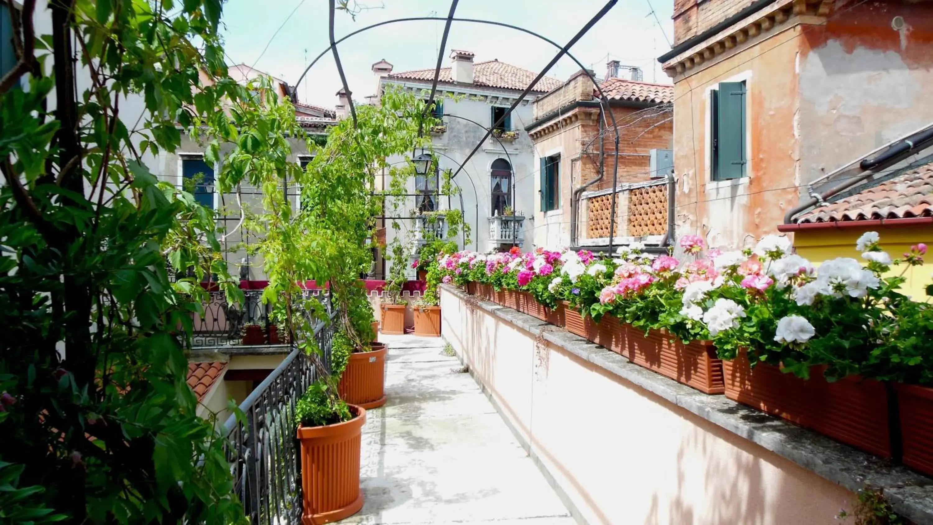 Balcony/Terrace in Hotel Sant'Antonin