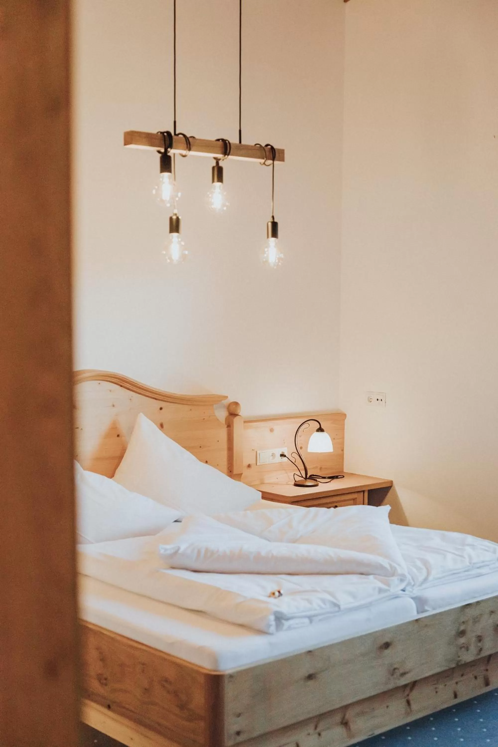 Bed in Hotel Silberfux