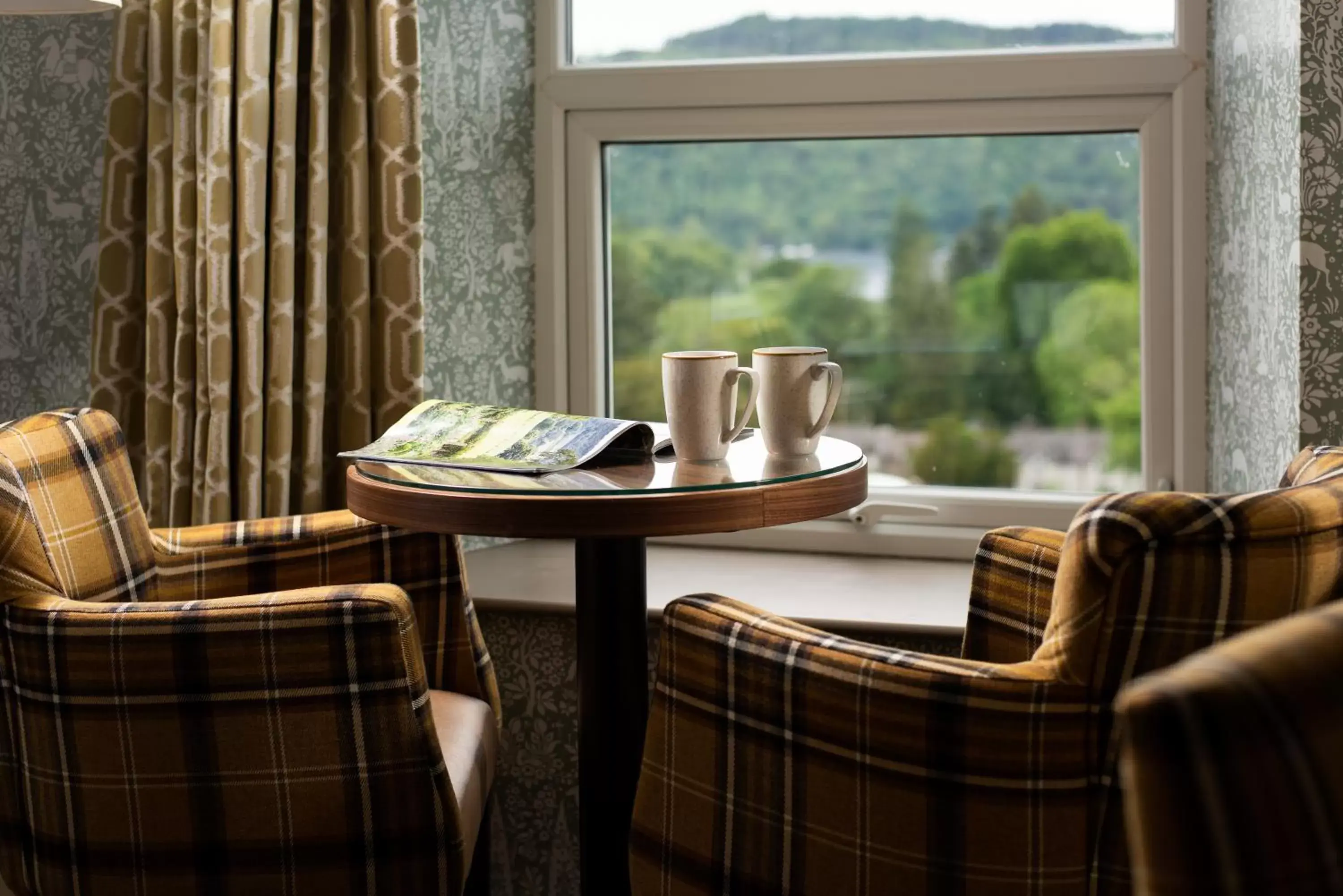 View (from property/room), Seating Area in Oakbank at The Angel Inn - The Inn Collection Group