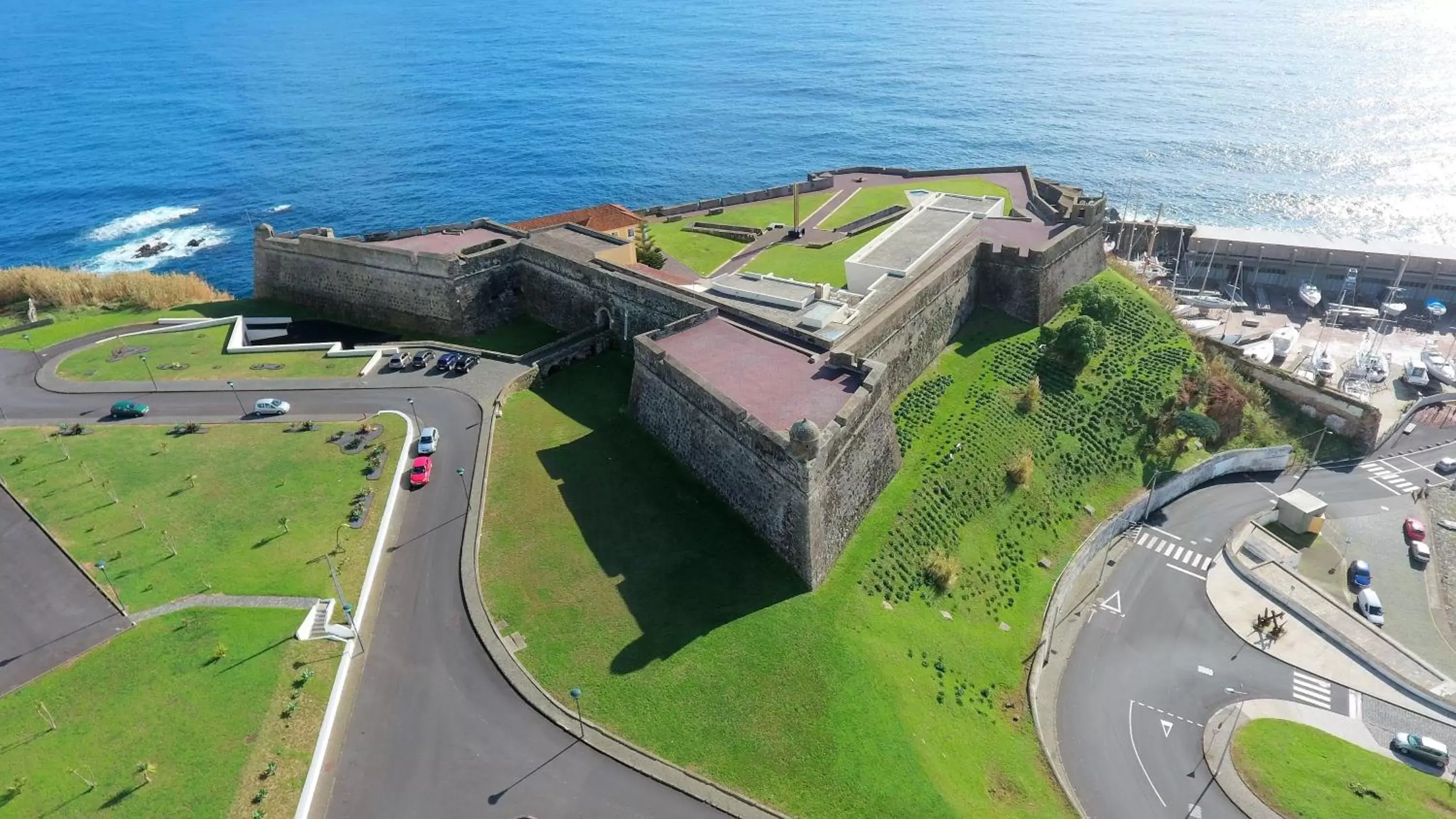 Bird's eye view, Bird's-eye View in Pousada de Angra do Heroismo Castelo de S. Sebastiao