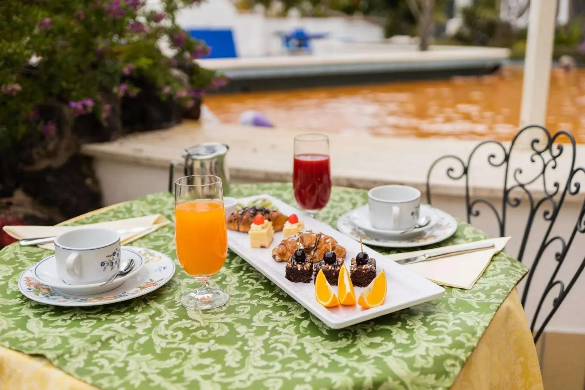 Patio in Hotel Royal Terme