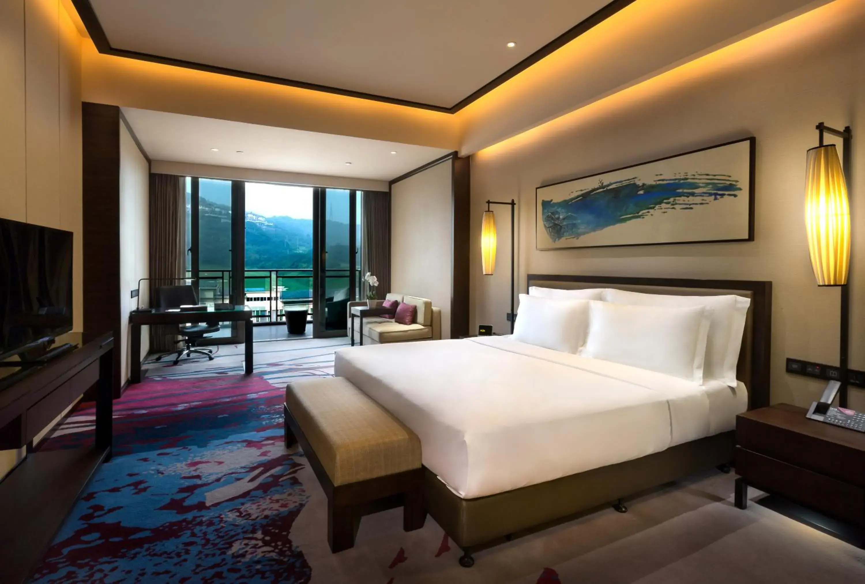 Bedroom in Crowne Plaza Chongqing New North Zone, an IHG Hotel
