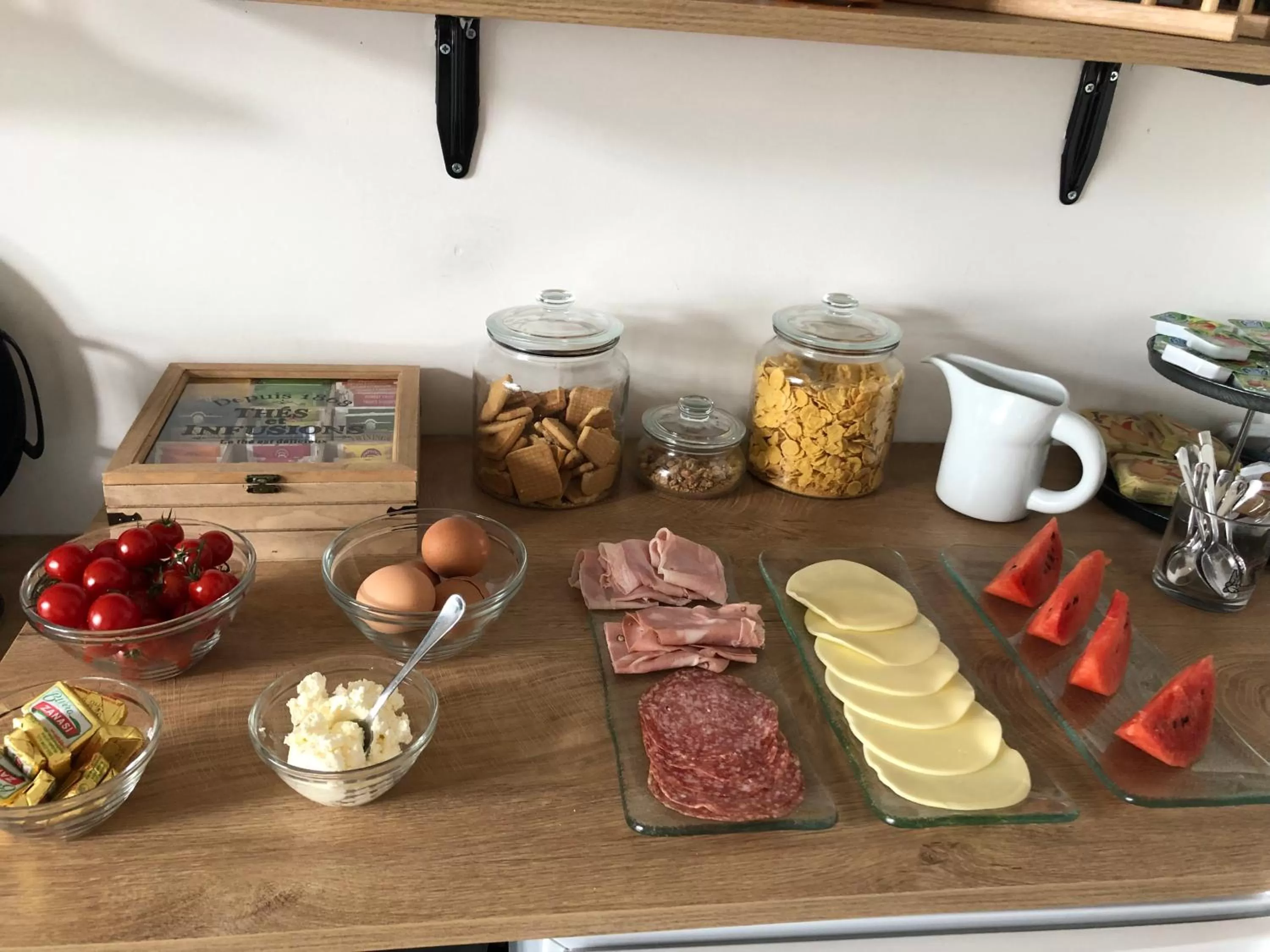 Food close-up, Breakfast in B&B La Terrazza Near The Beach