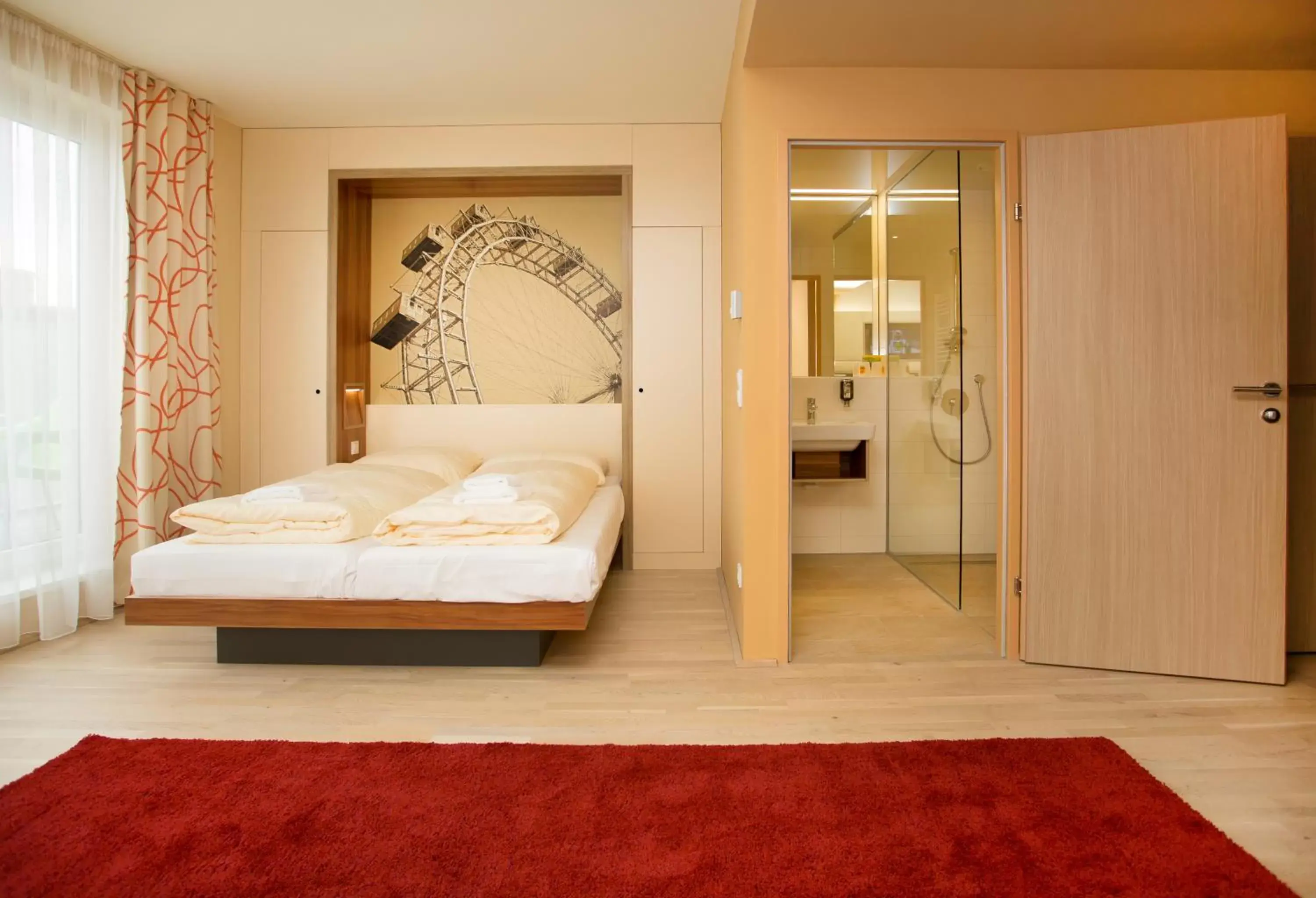 Photo of the whole room, Bed in JUFA Hotel Wien