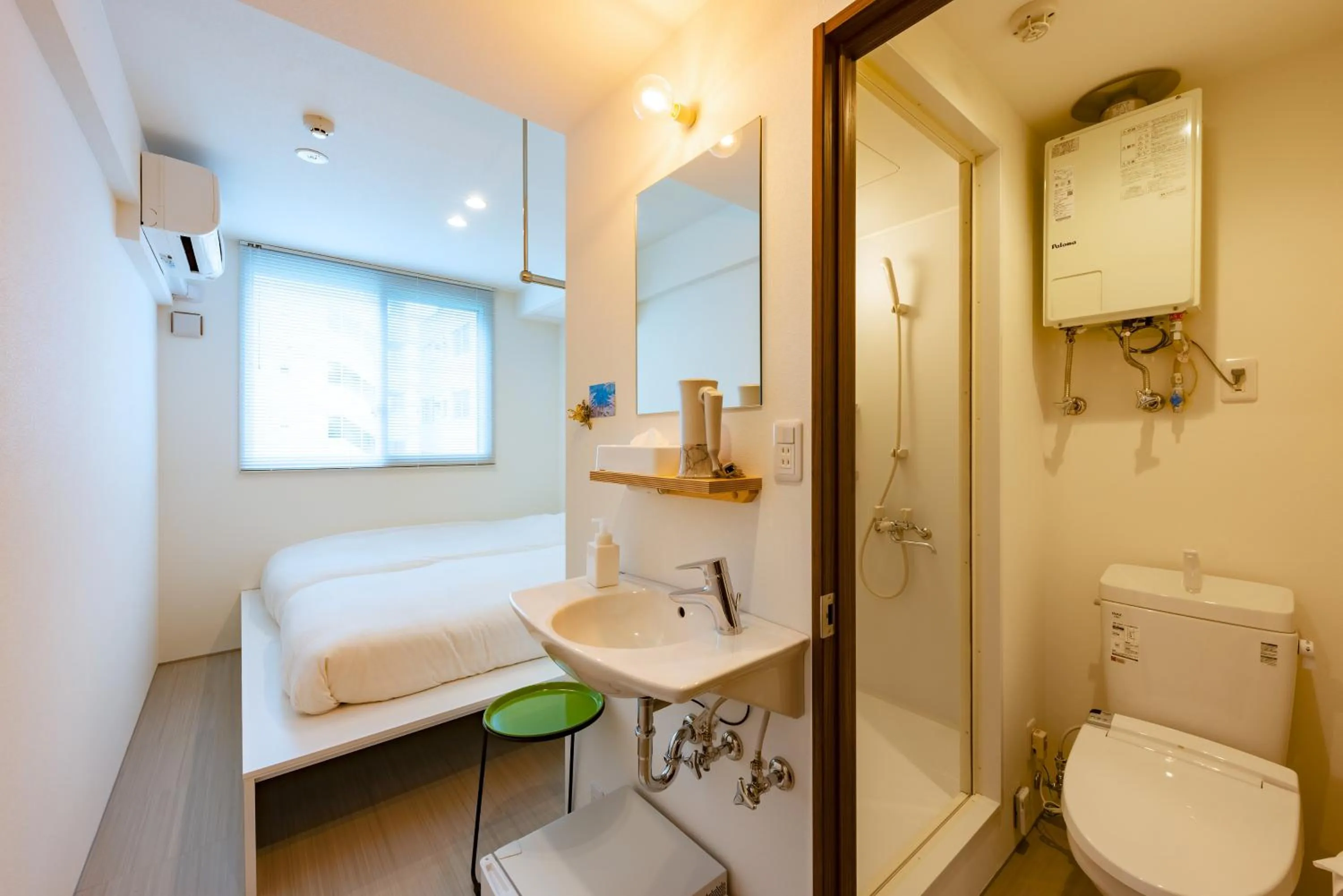 Shower in plat hostel keikyu sapporo sky