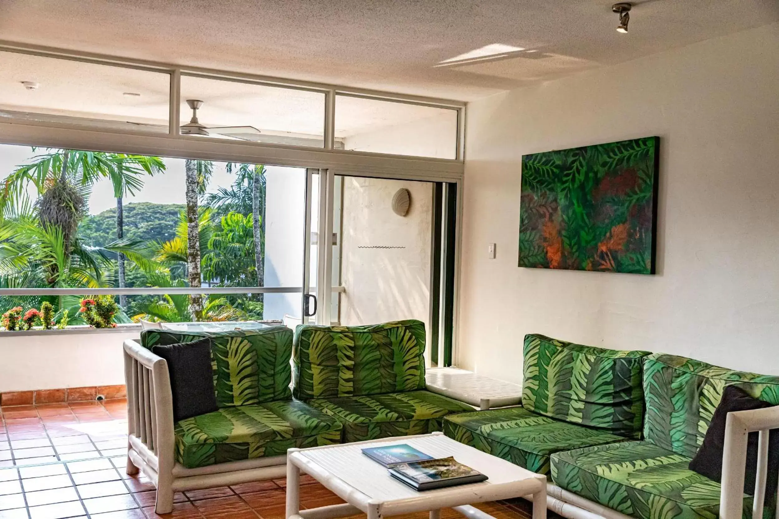 Seating Area in Club Tropical Resort with Onsite Reception & Check In