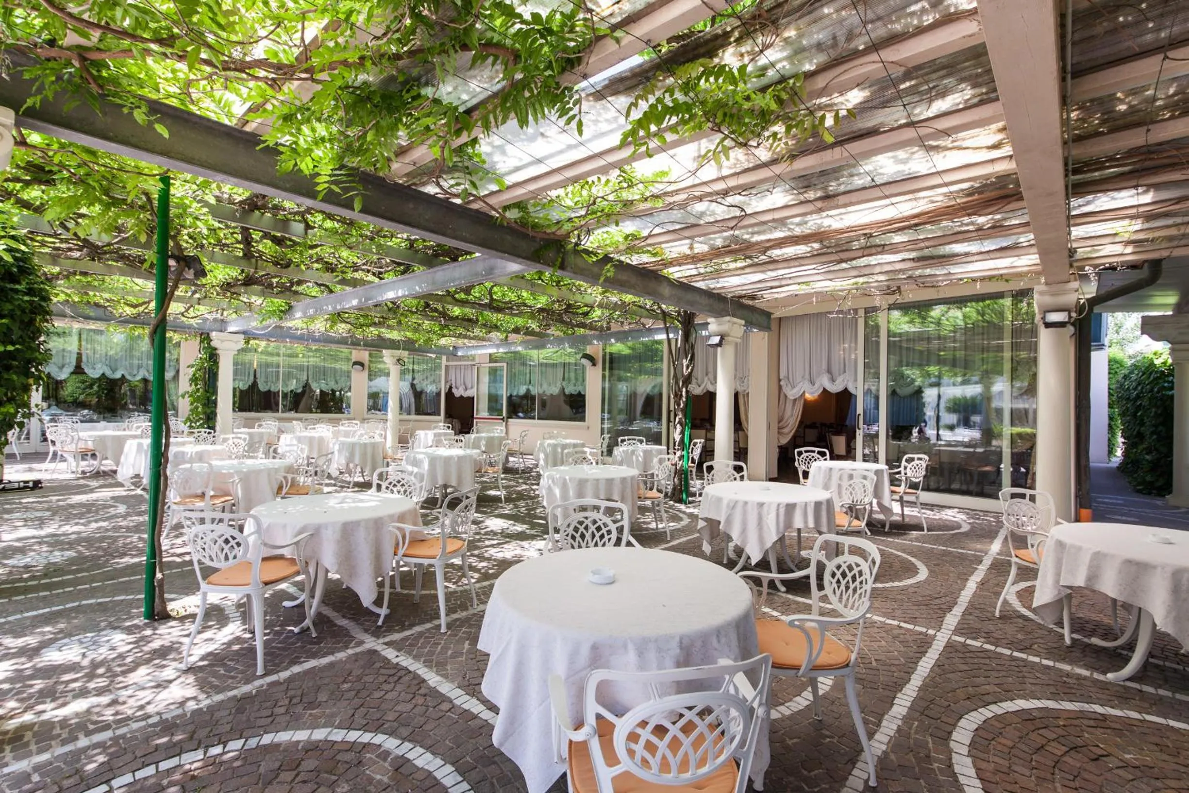 Patio in Hotel Aurelia