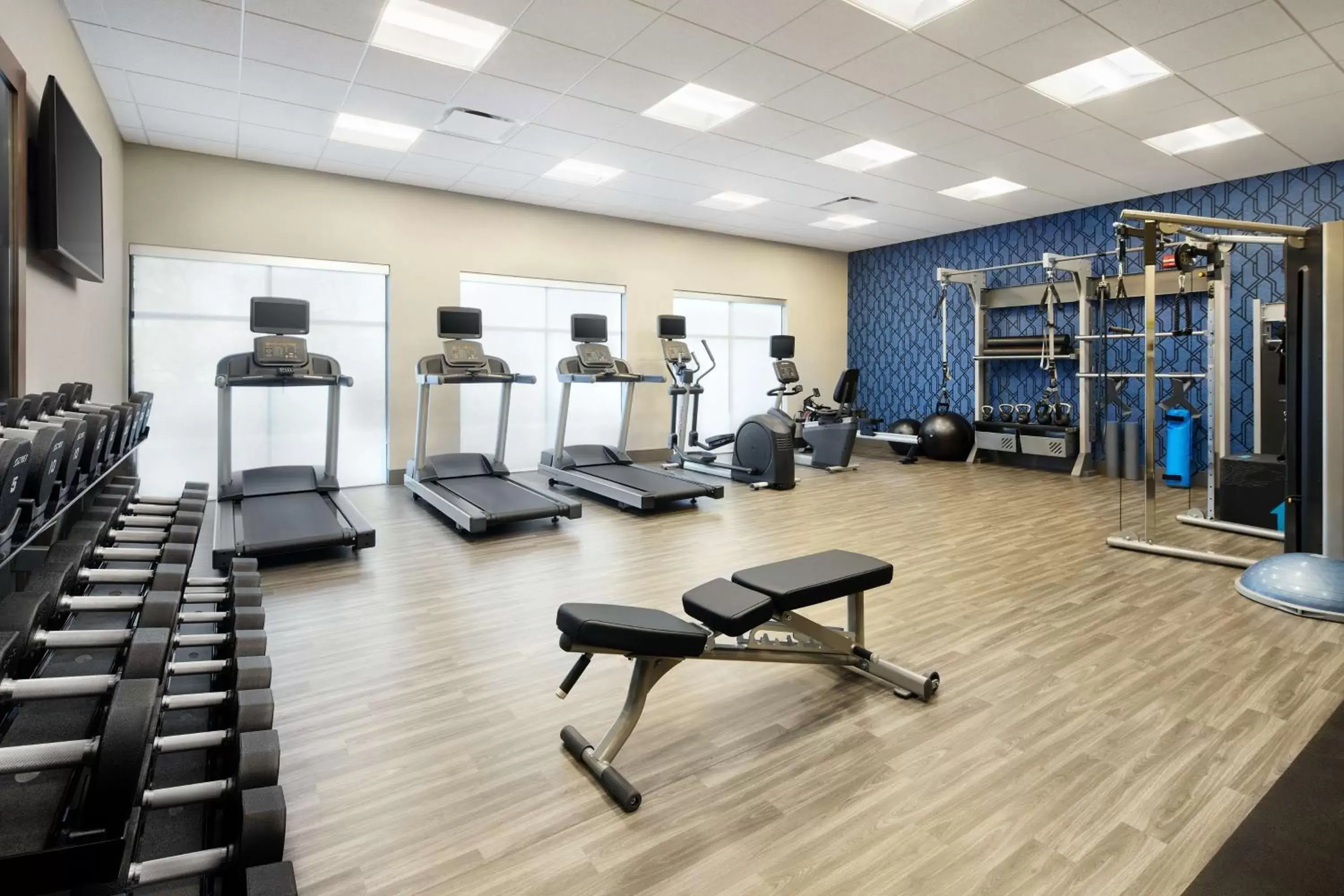 Fitness centre/facilities, Fitness Center/Facilities in Hampton Inn Franklin, IN