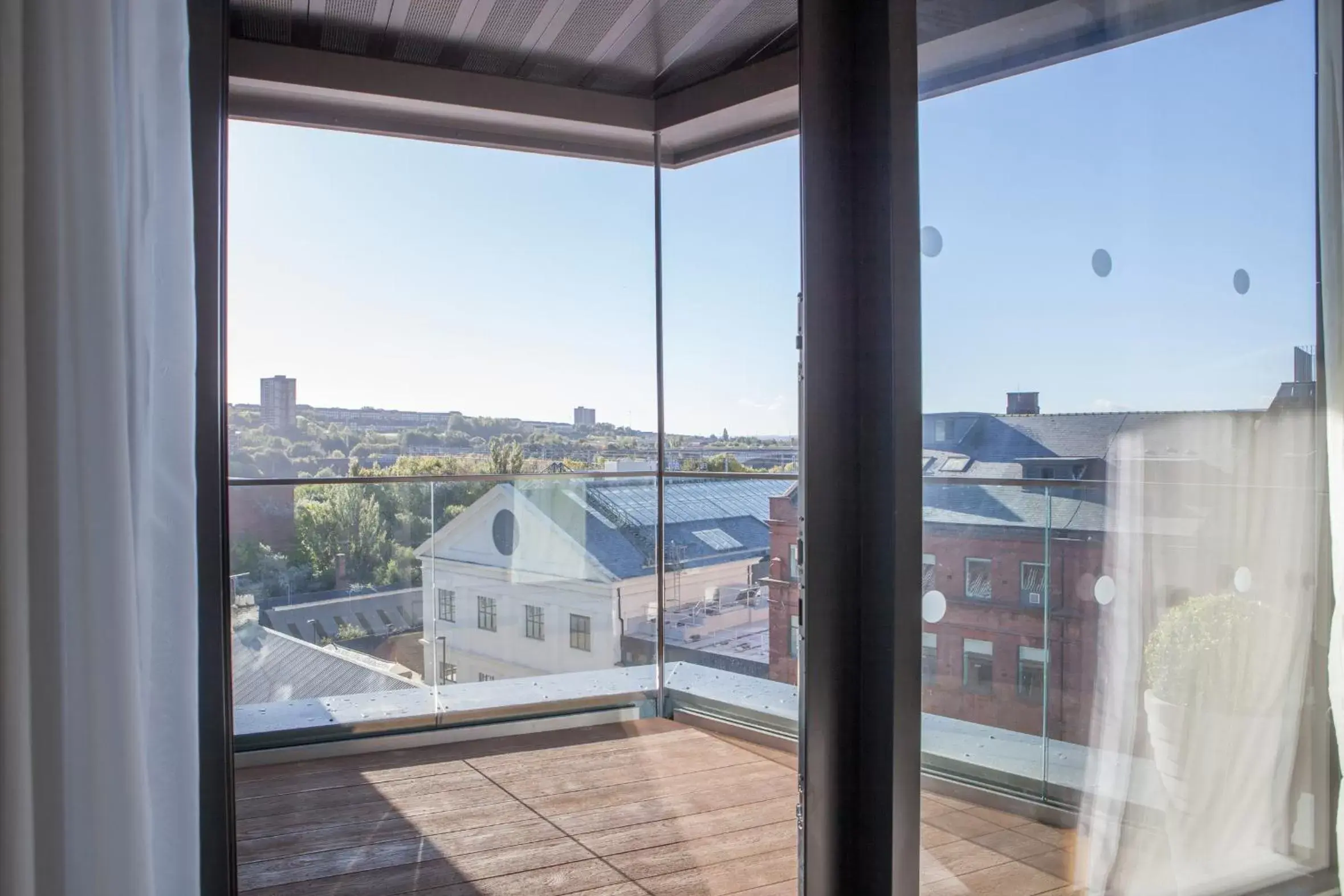 Balcony/Terrace in Crowne Plaza Newcastle - Stephenson Quarter, an IHG Hotel