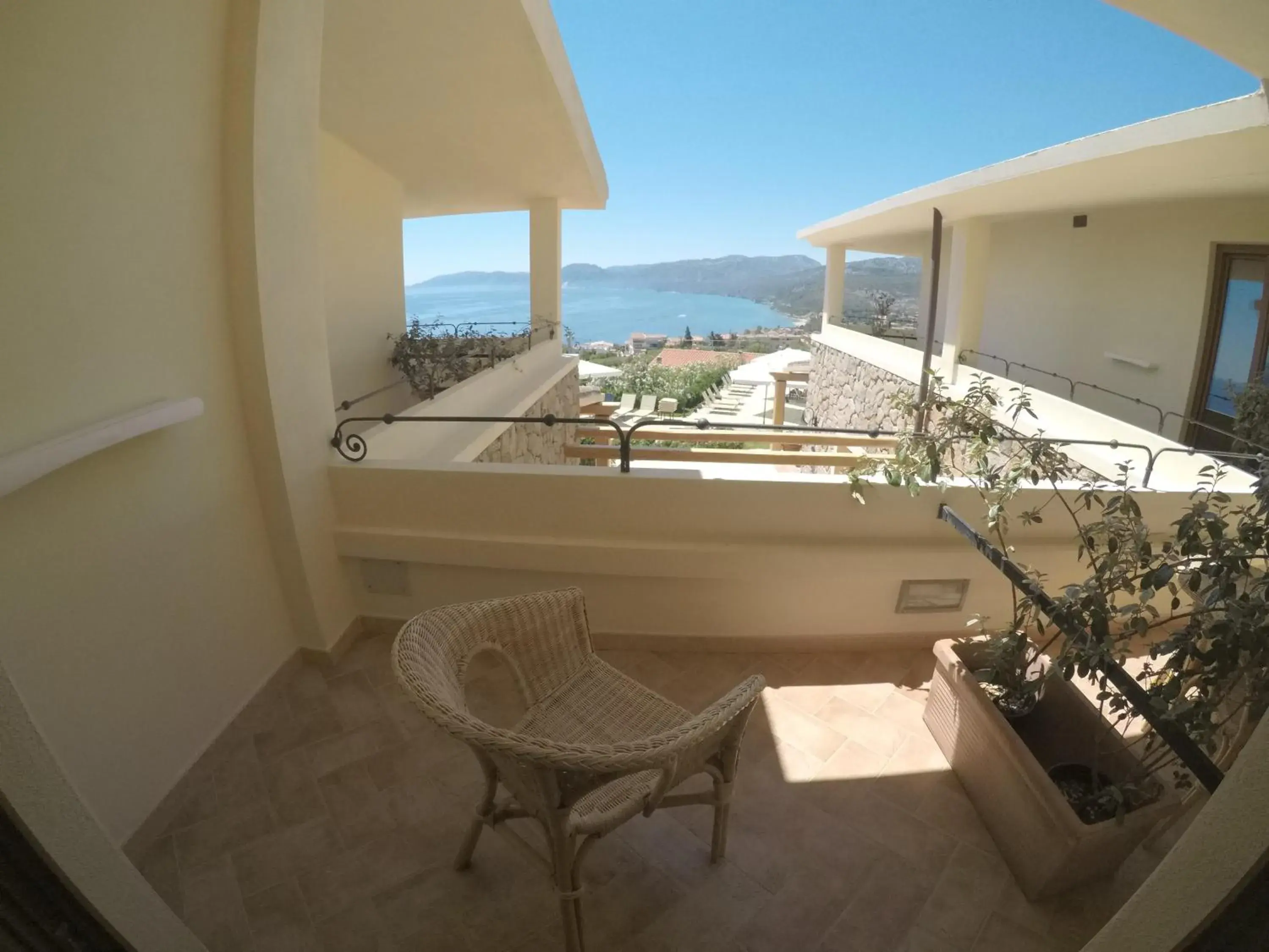 Balcony/Terrace in Hotel Villa Gustui Maris