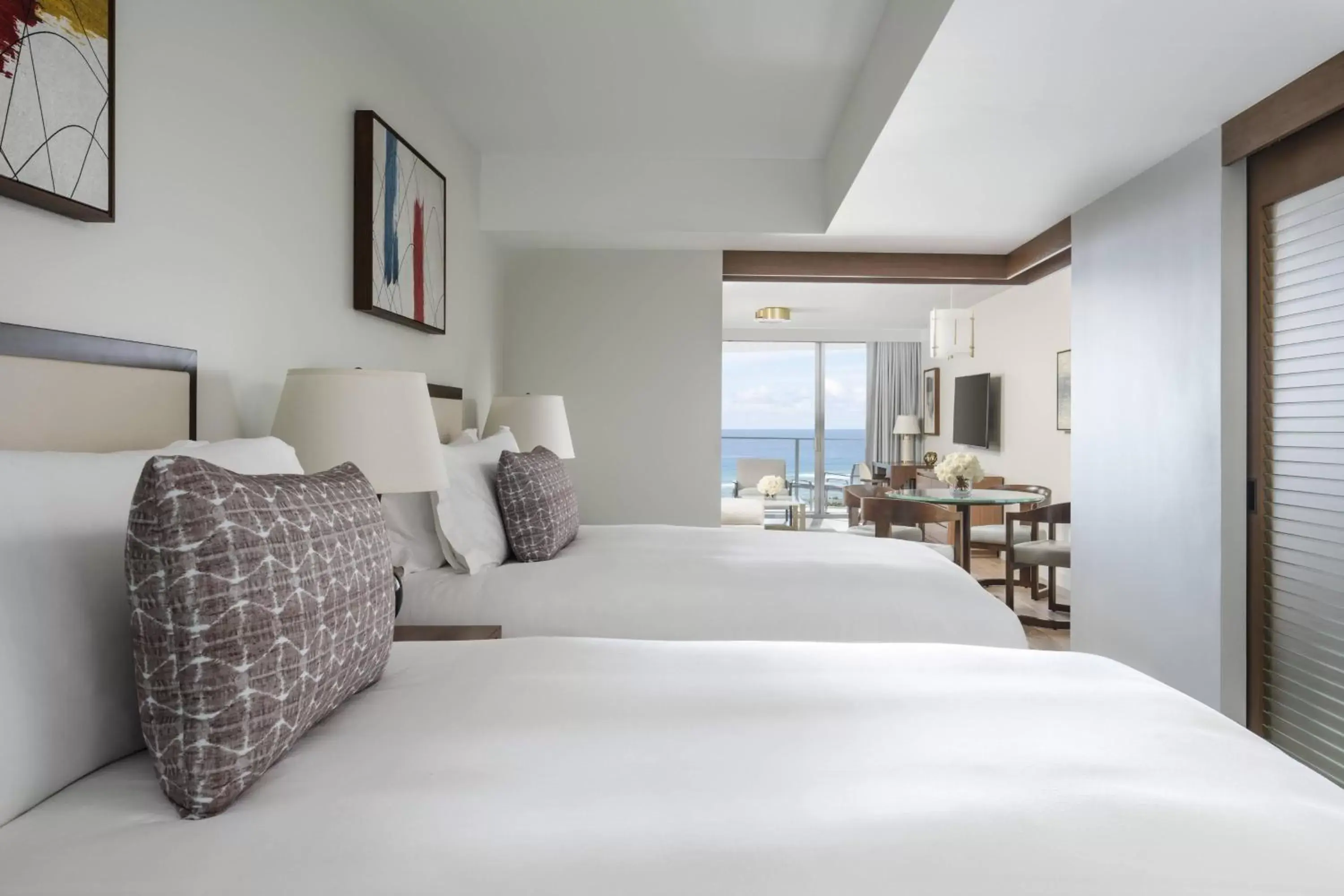 Photo of the whole room, Bed in The Ritz-Carlton Residences, Waikiki Beach Hotel