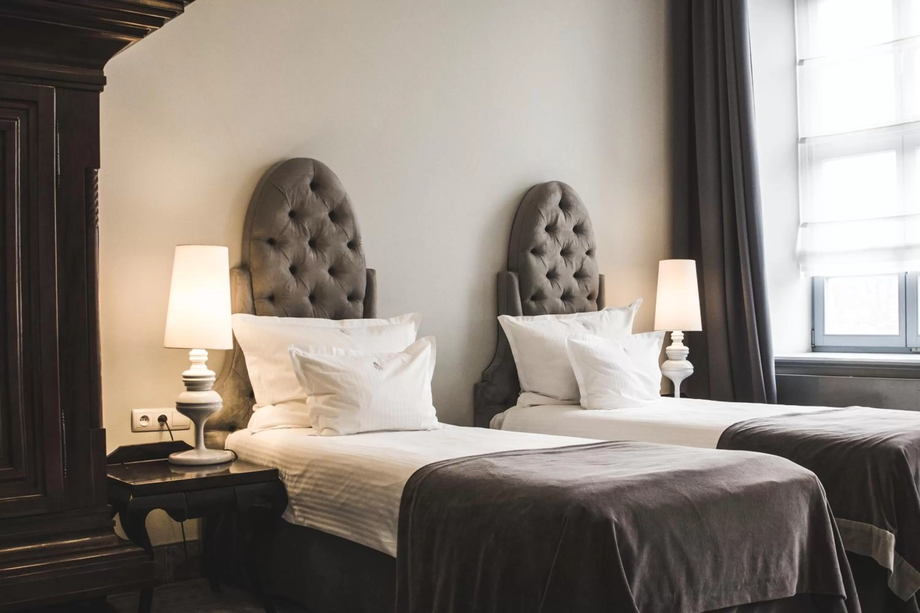 Bed in Hotel Krasicki