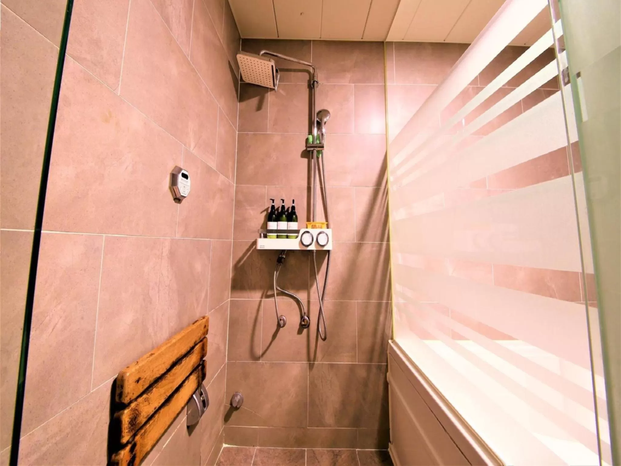 Shower in Elysee Hotel