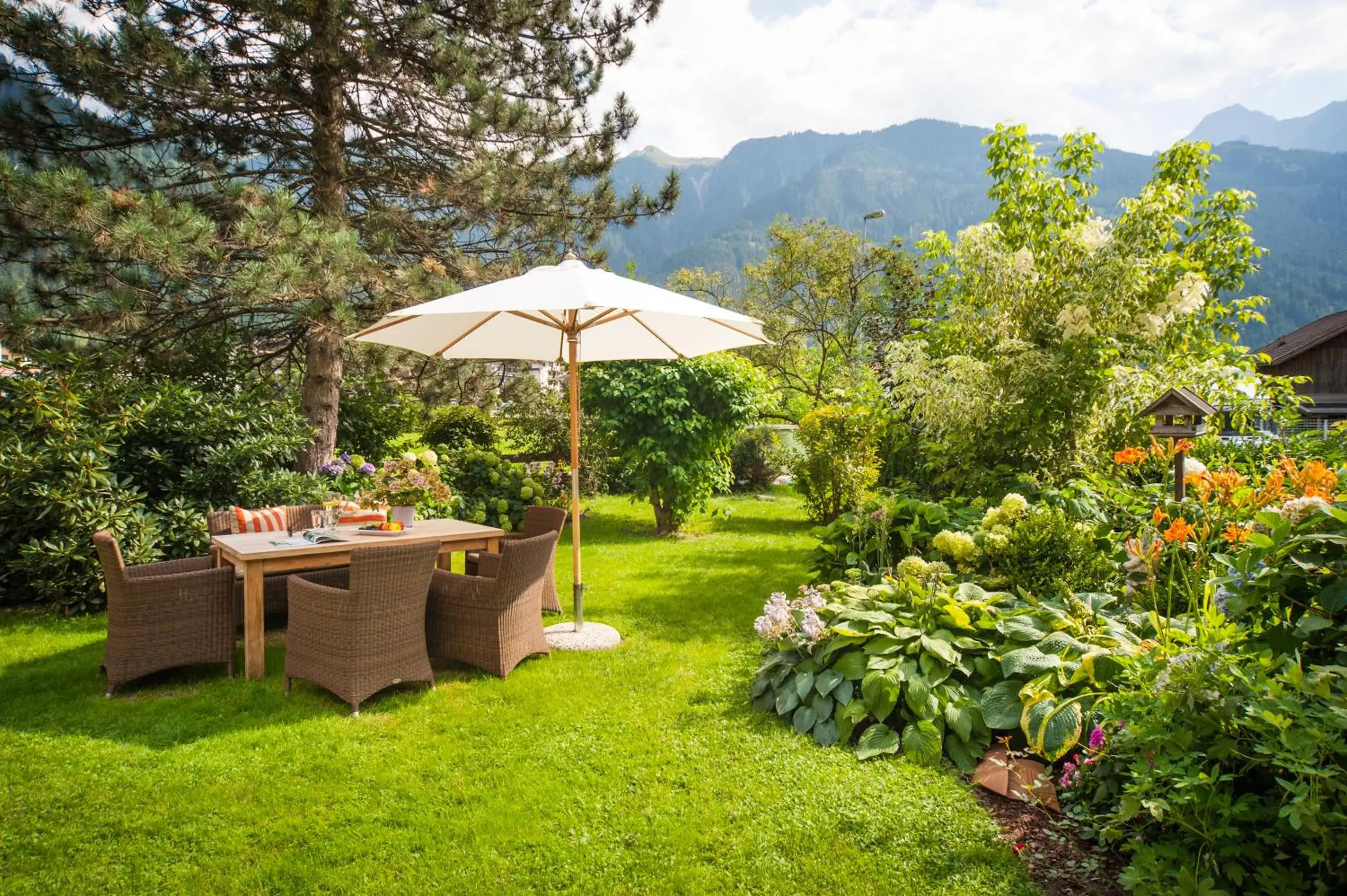 Garden in Hotel Garni Glockenstuhl