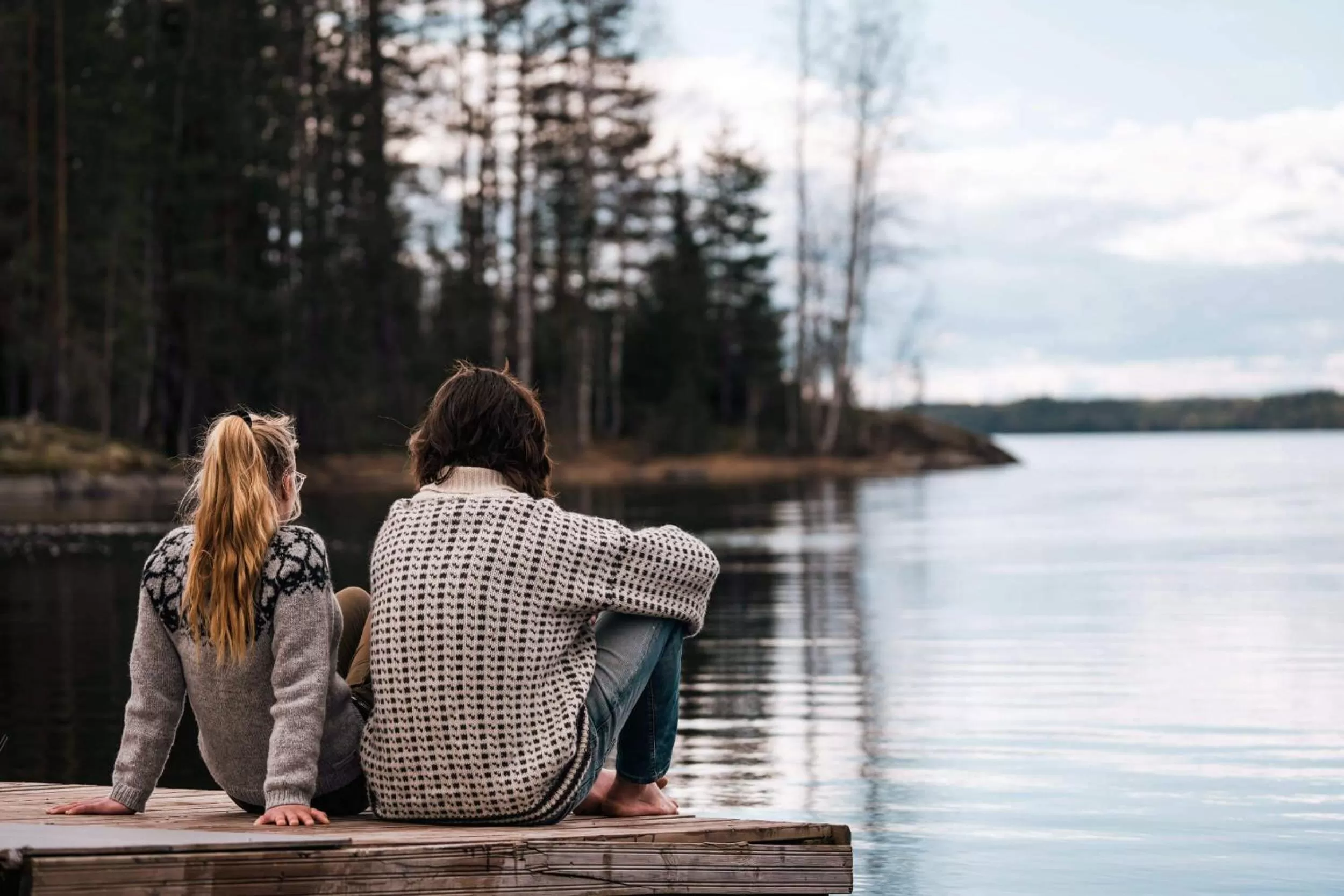 Beach in Olo Center by Kolovesi National Park
