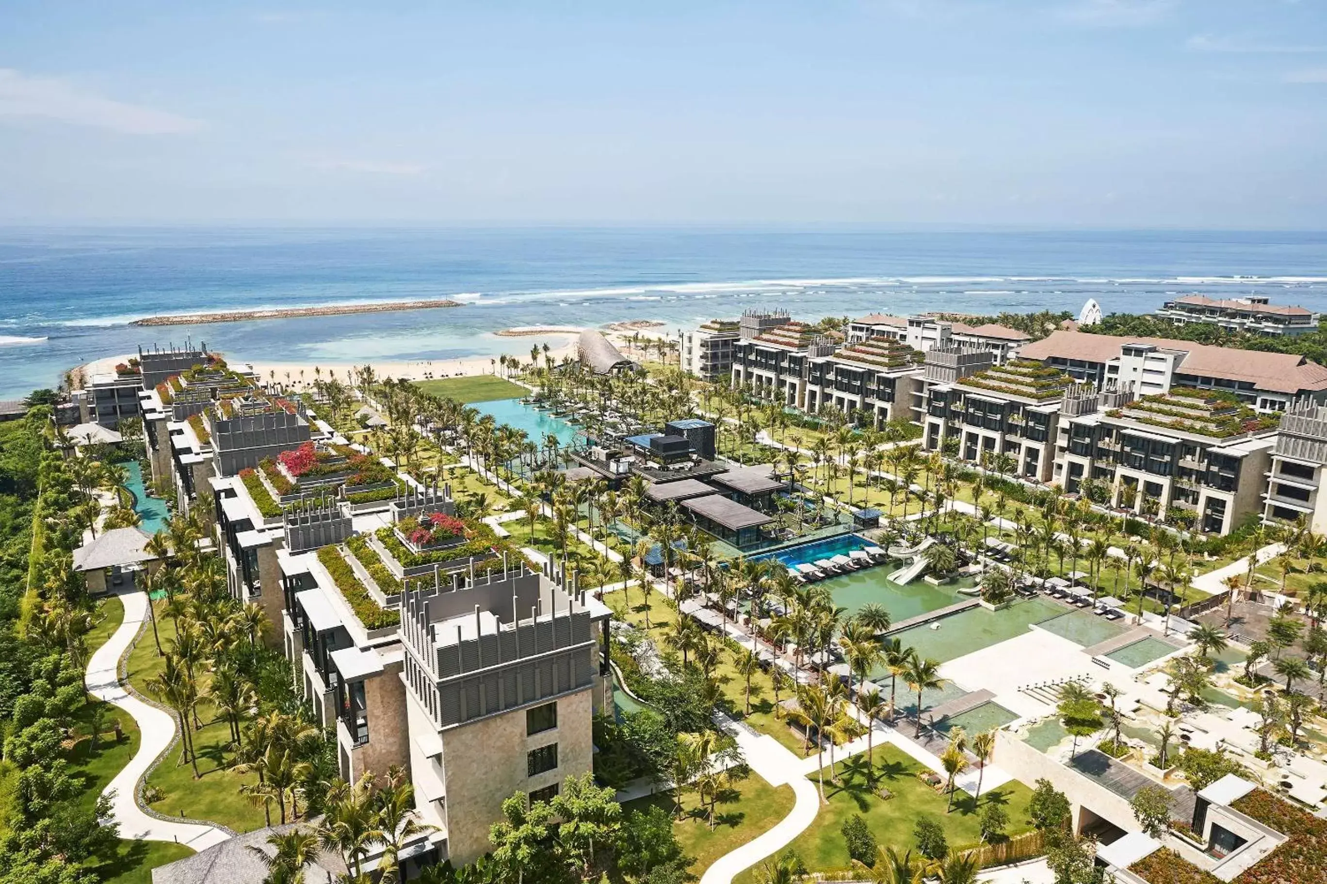 Property building, Bird's-eye View in The Apurva Kempinski Bali