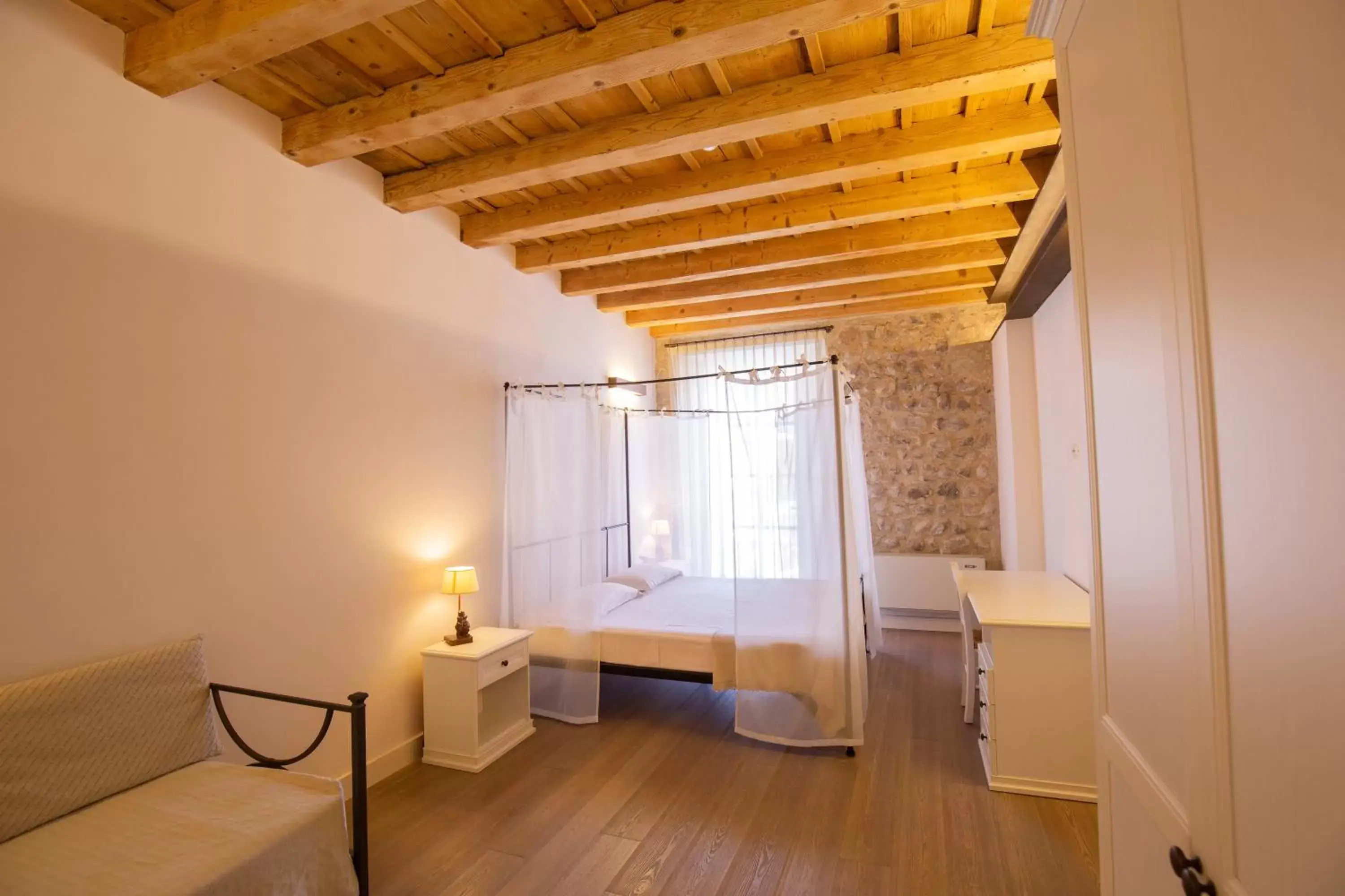 Bedroom, Seating Area in Residence Corte San Carlo