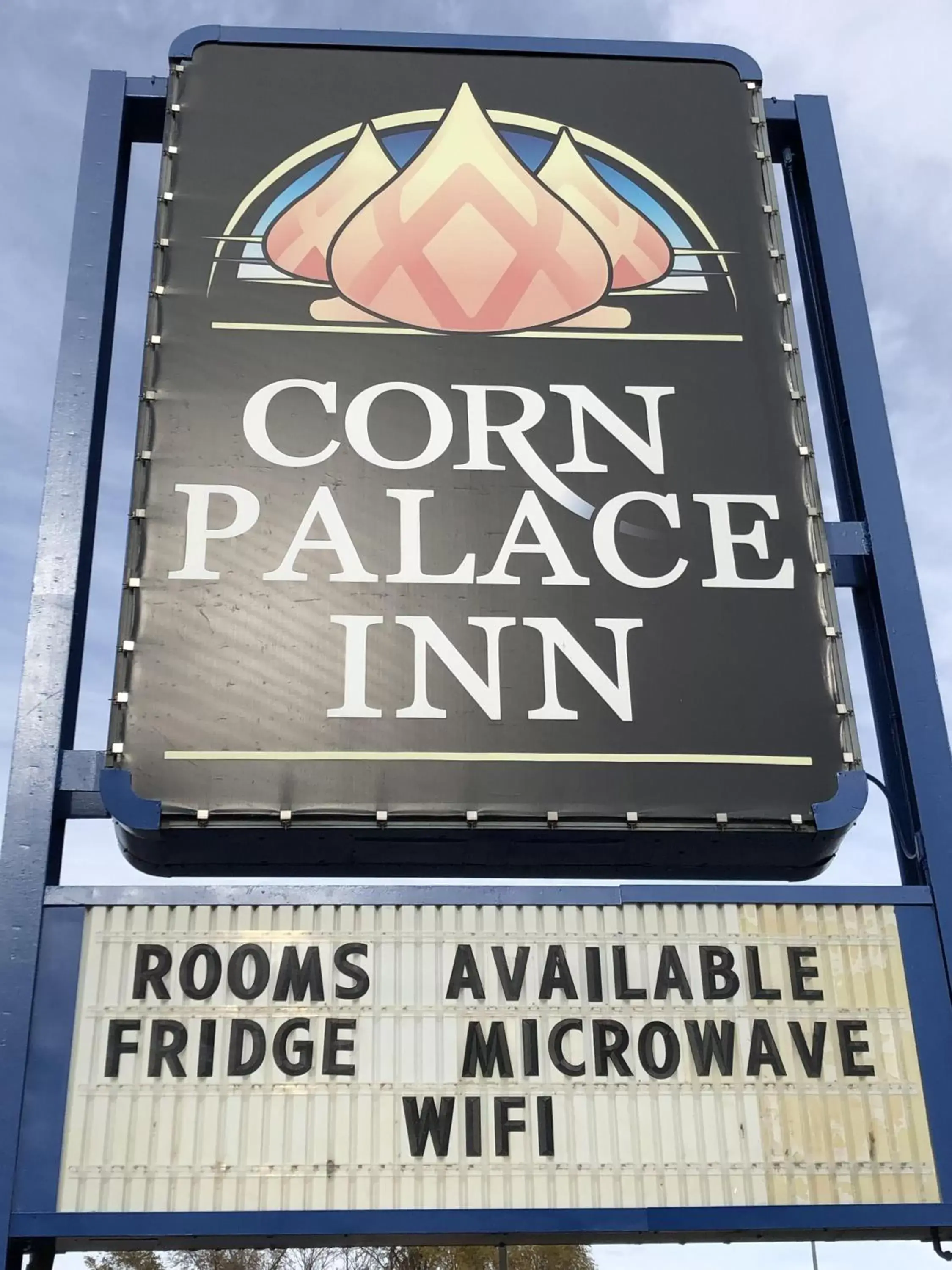 Property building, Property Logo/Sign in Corn Palace Inn