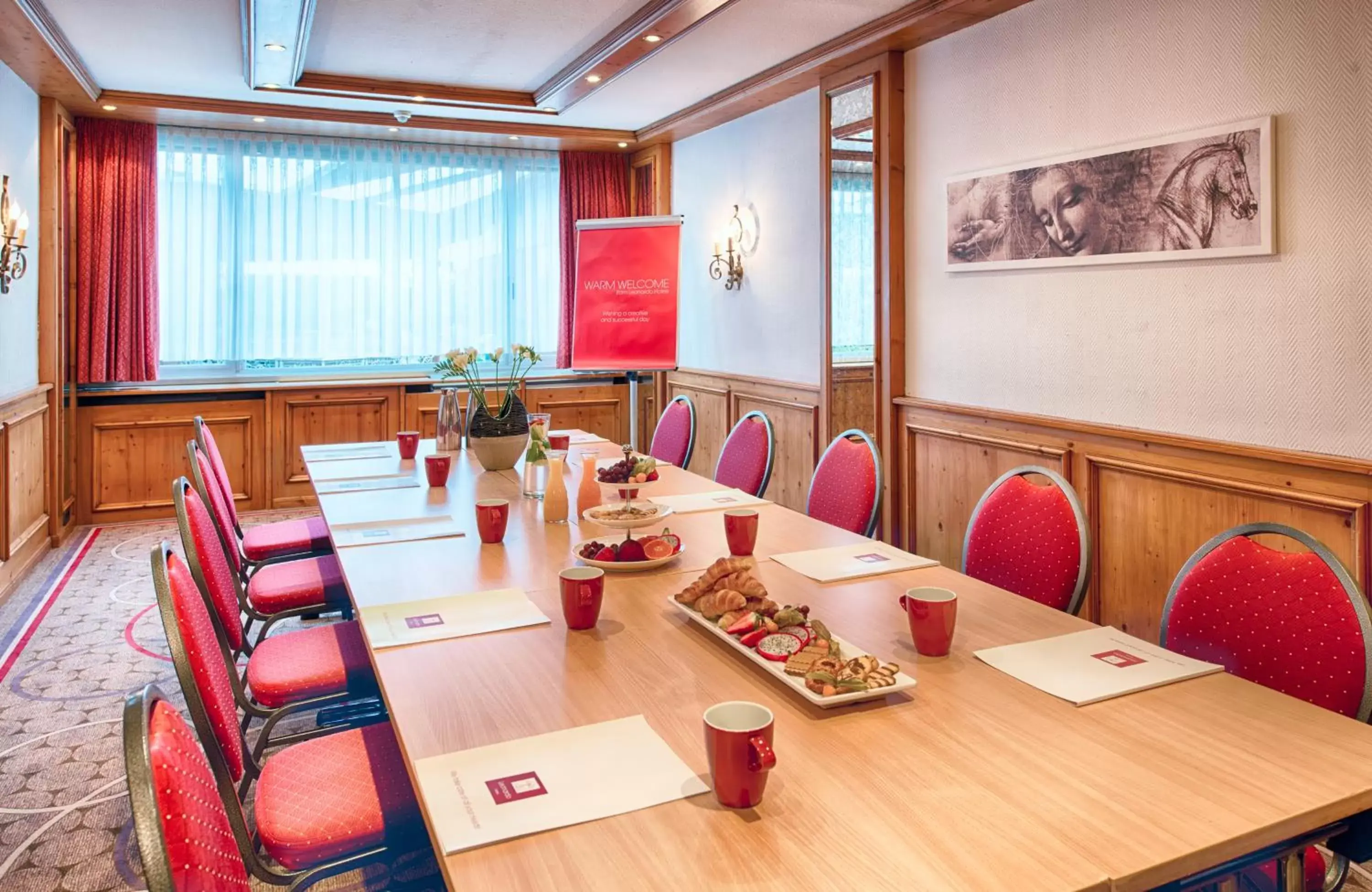 Meeting/conference room, Restaurant/Places to Eat in Leonardo Hotel Heidelberg Walldorf