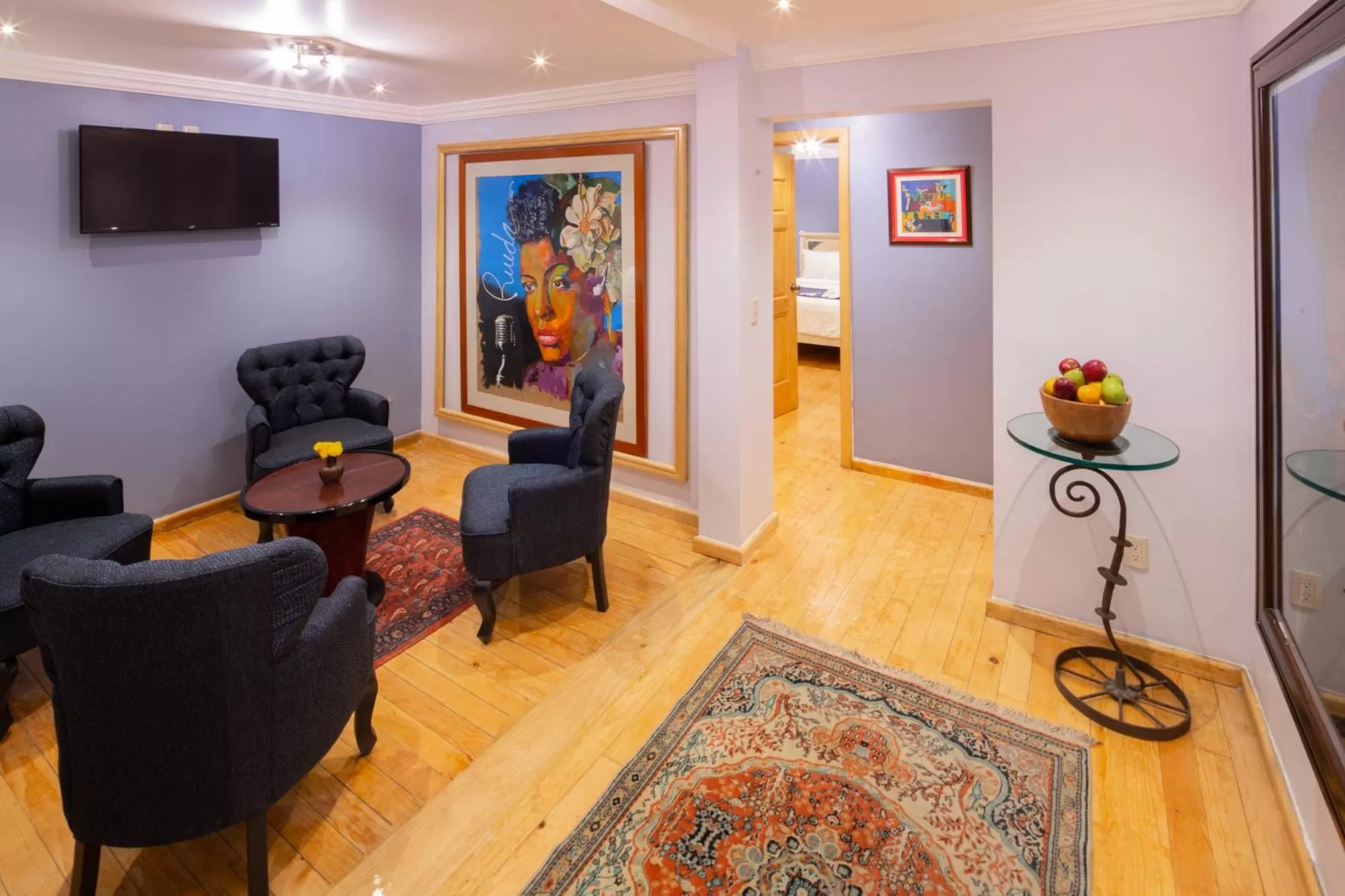 Living room in Hotel Parque México Suites at Condesa