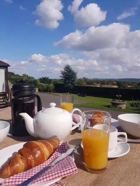 Continental breakfast in The Wood Cottage