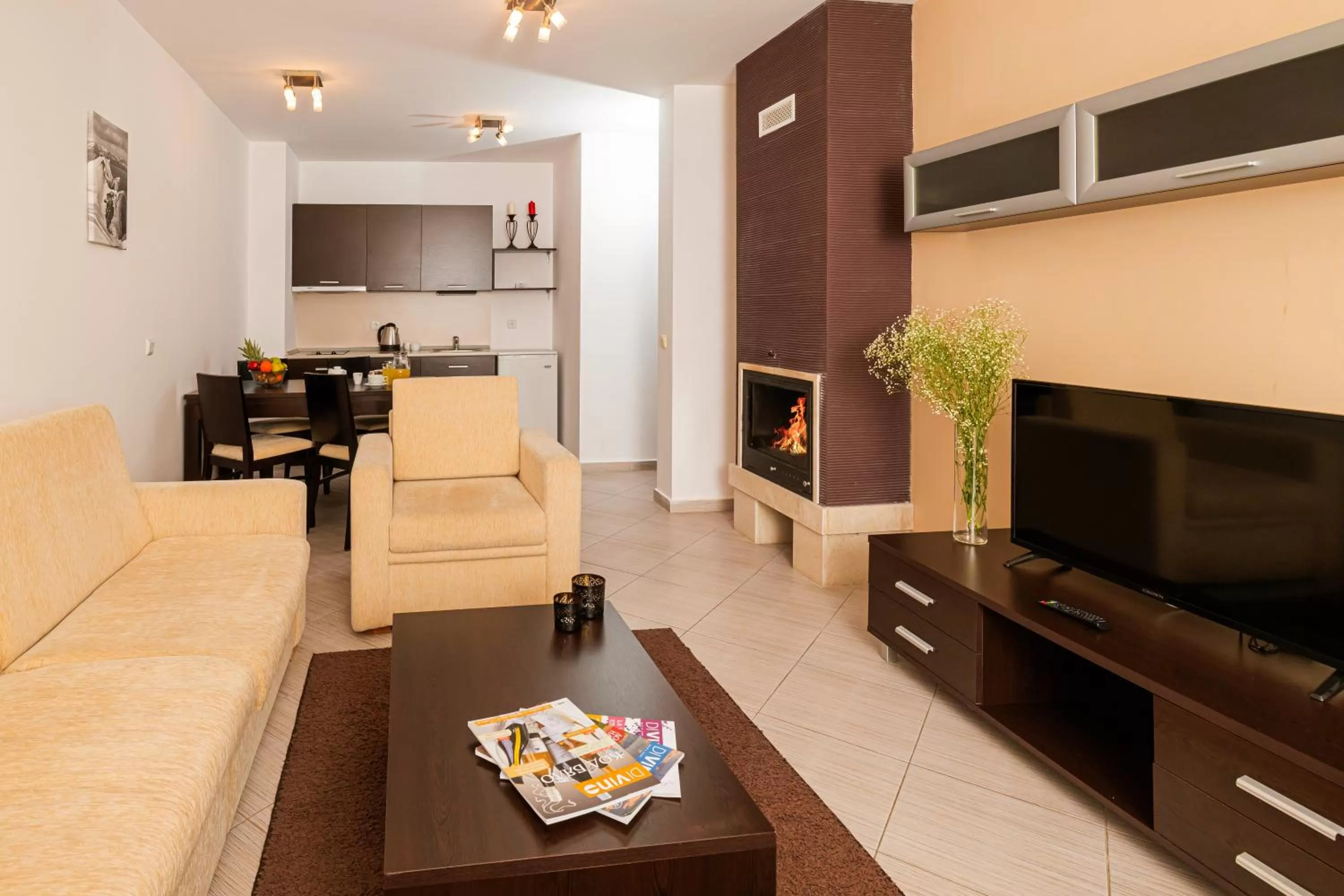 Living room in Green Life Bansko