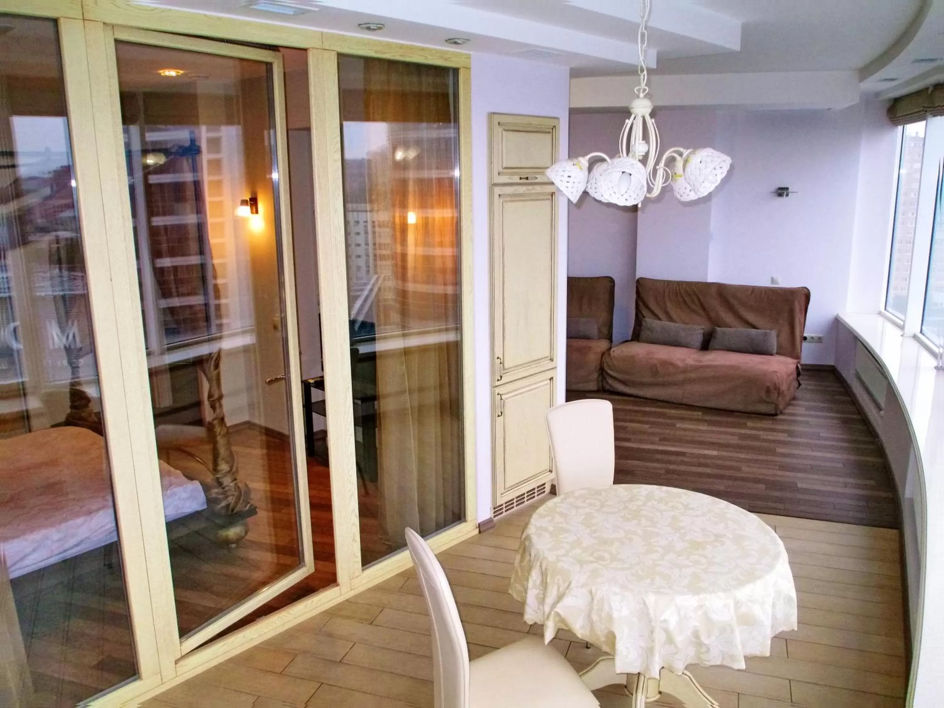 Seating area in Most City Apart-Hotel