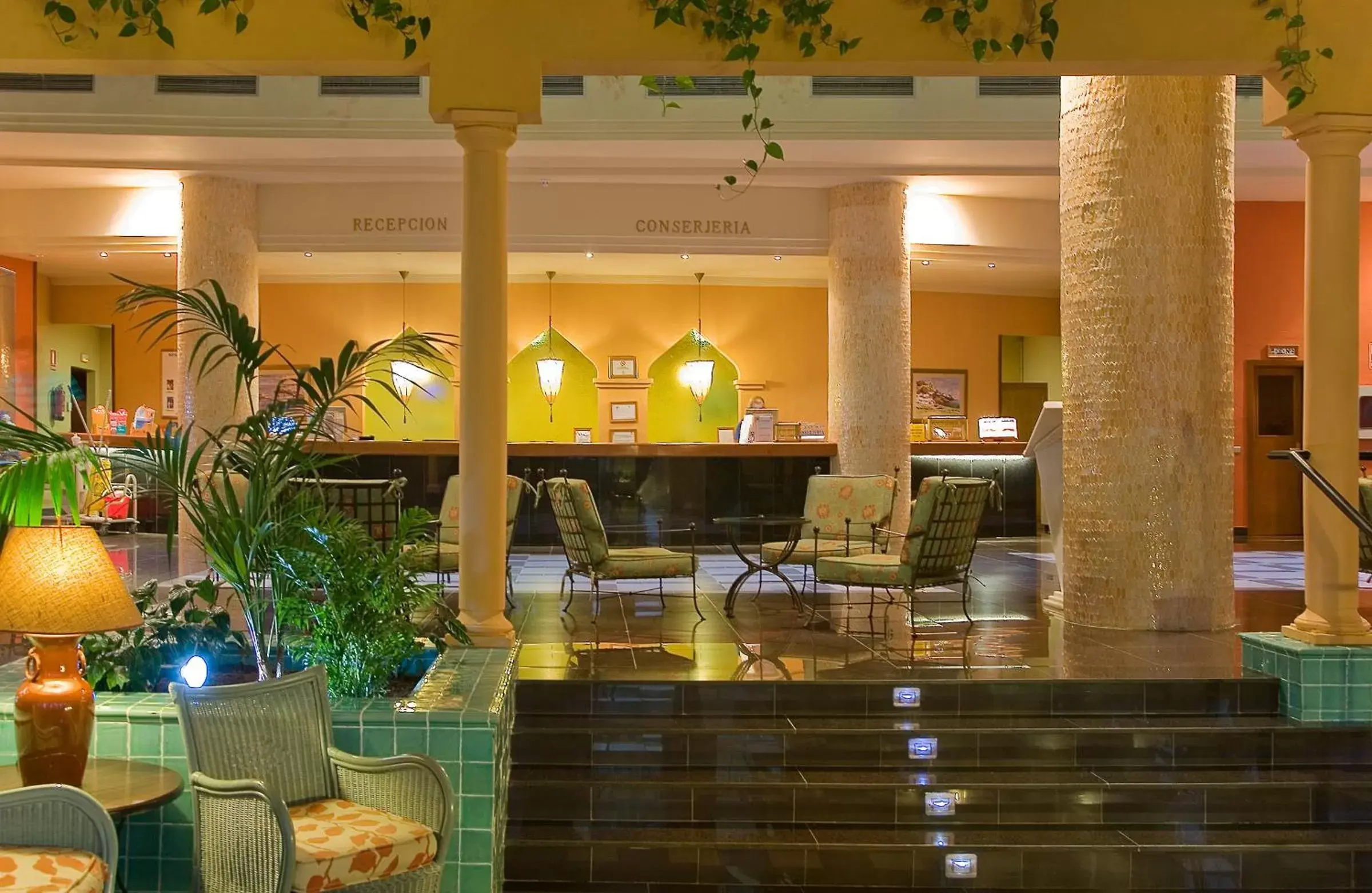 Lobby or reception in Playacanela Hotel