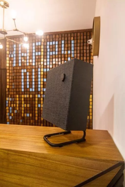 Communal lounge/ TV room in HALF Hotel, Calangute