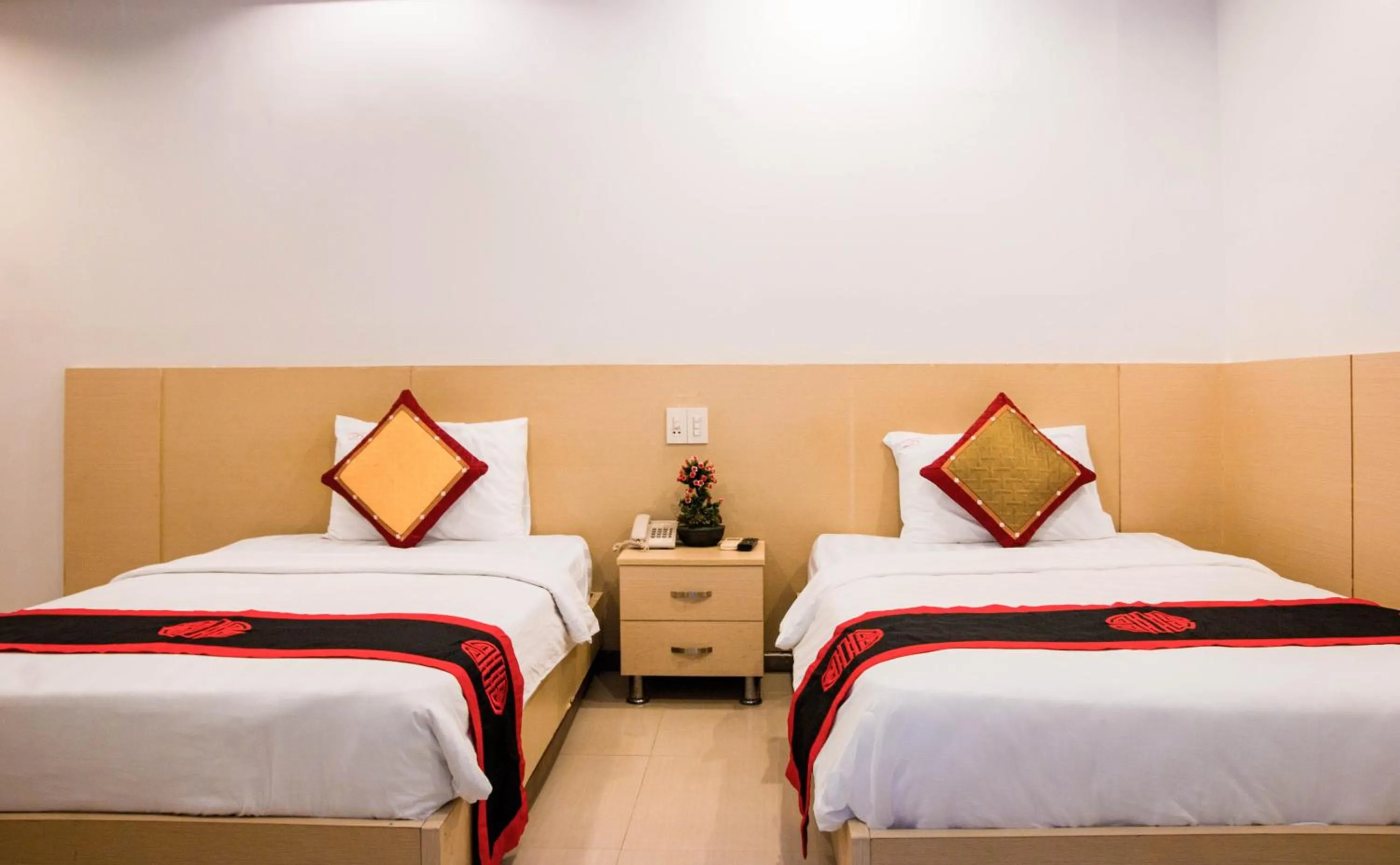 Bed in Le Duong Hotel