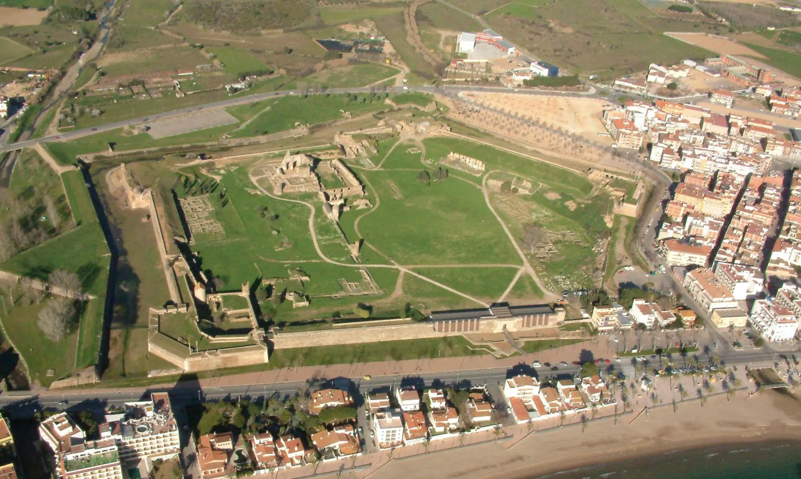 Bird's eye view in Canyelles Platja