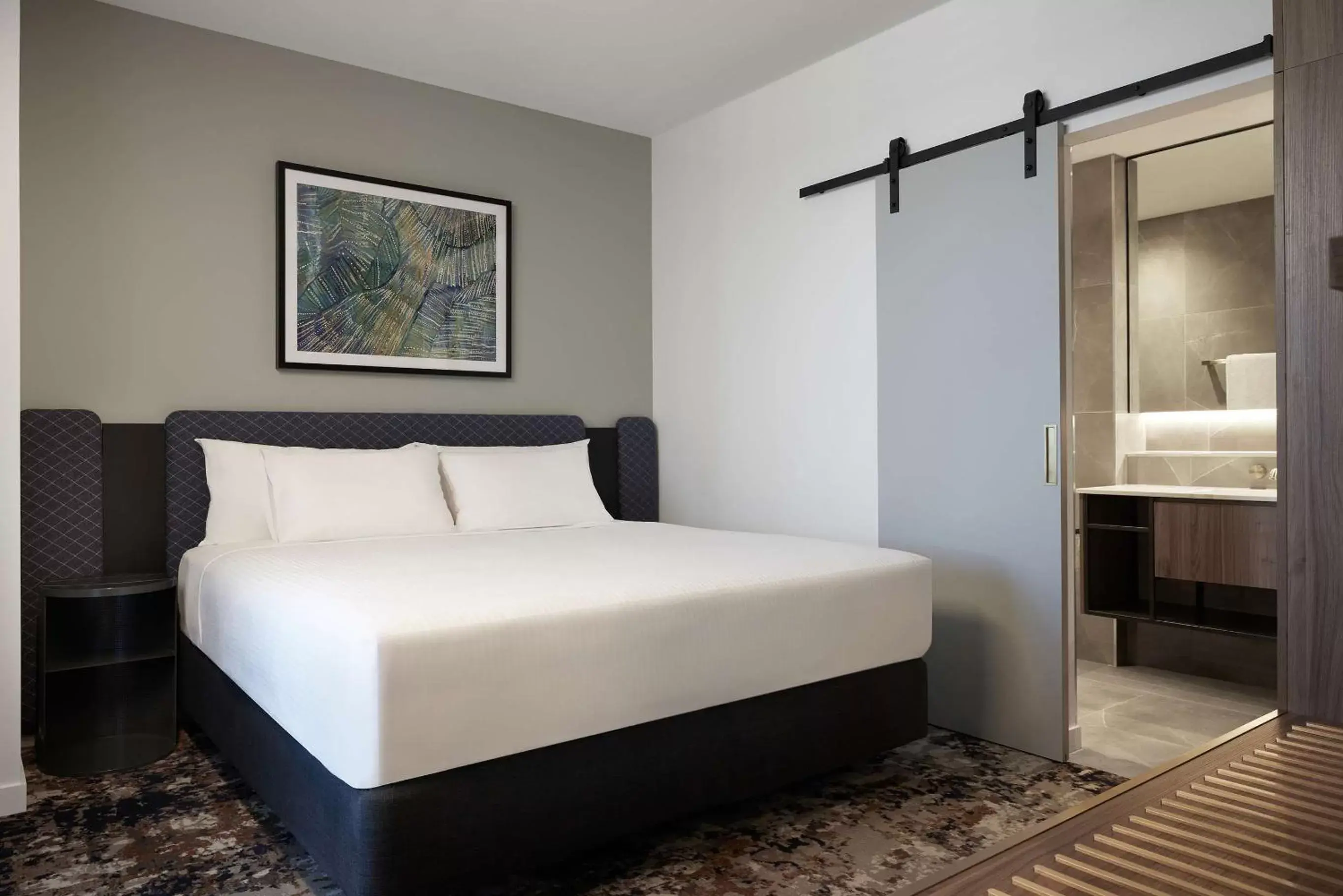 Bedroom, Bed in Adina Apartment Hotel Melbourne, Pentridge