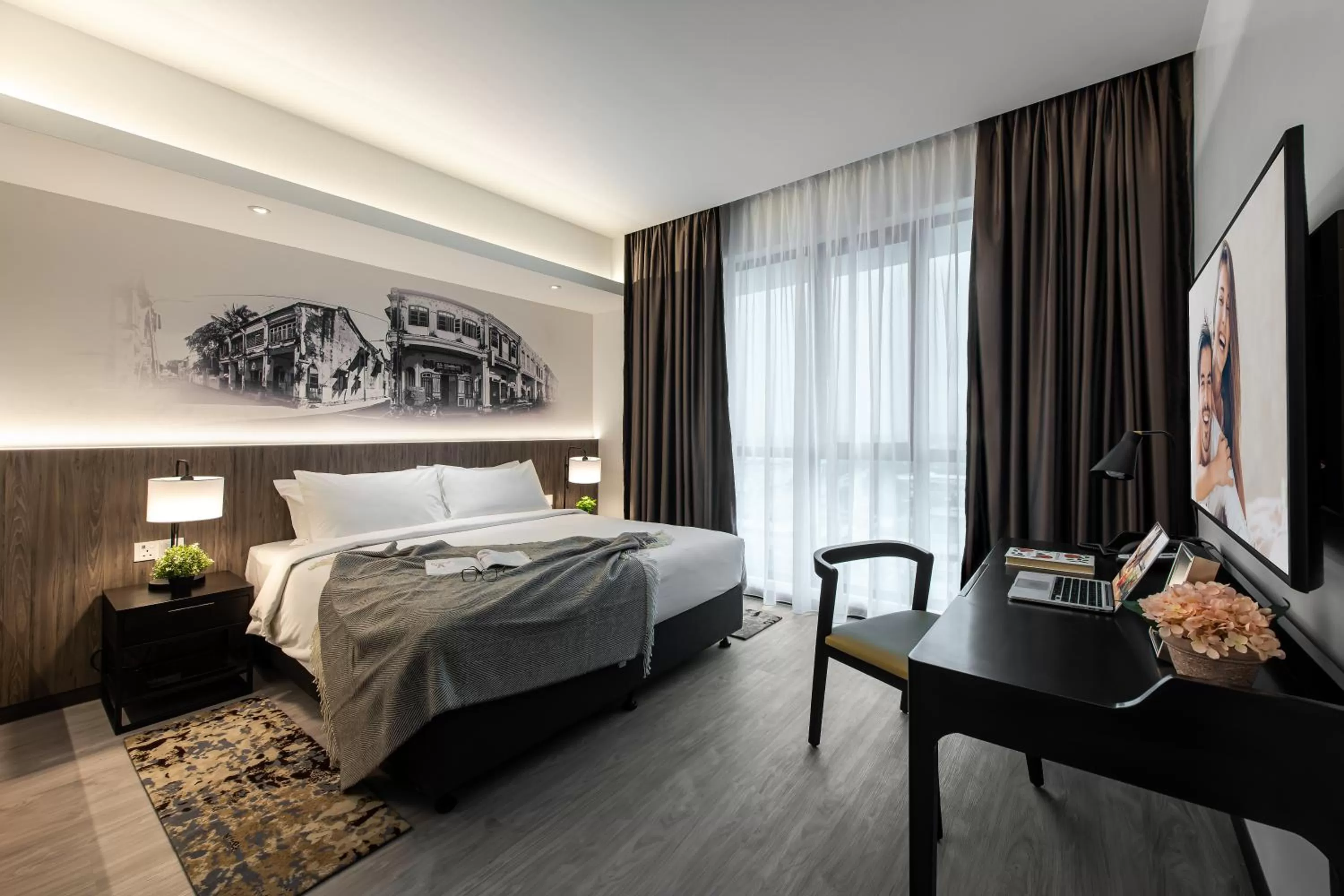 Dining area, Bed in Citadines Prai Penang