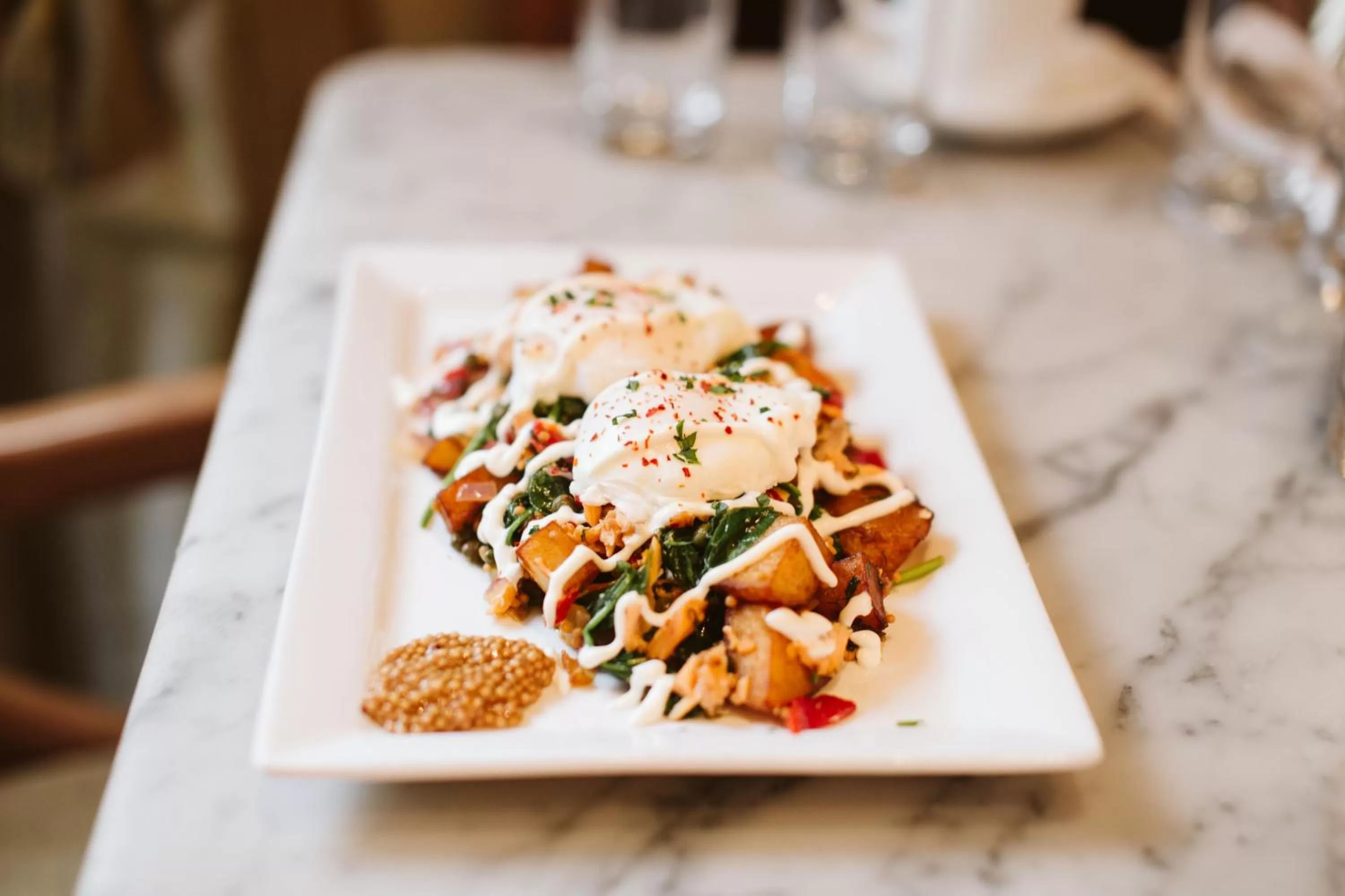 Food close-up in Hotel DeLuxe