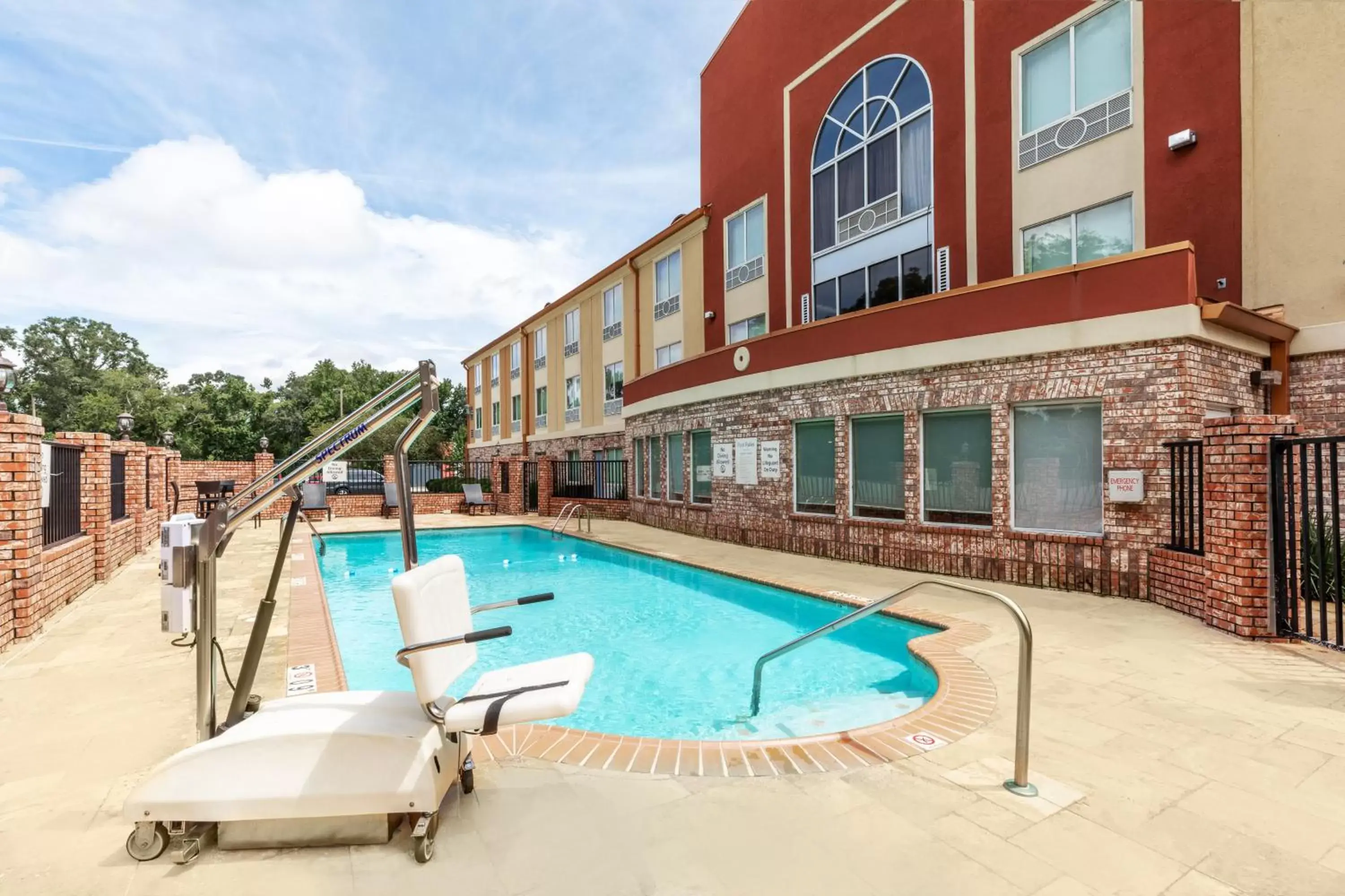 Pool view, Property Building in Holiday Inn Express Hotel & Suites Lafayette South, an IHG Hotel