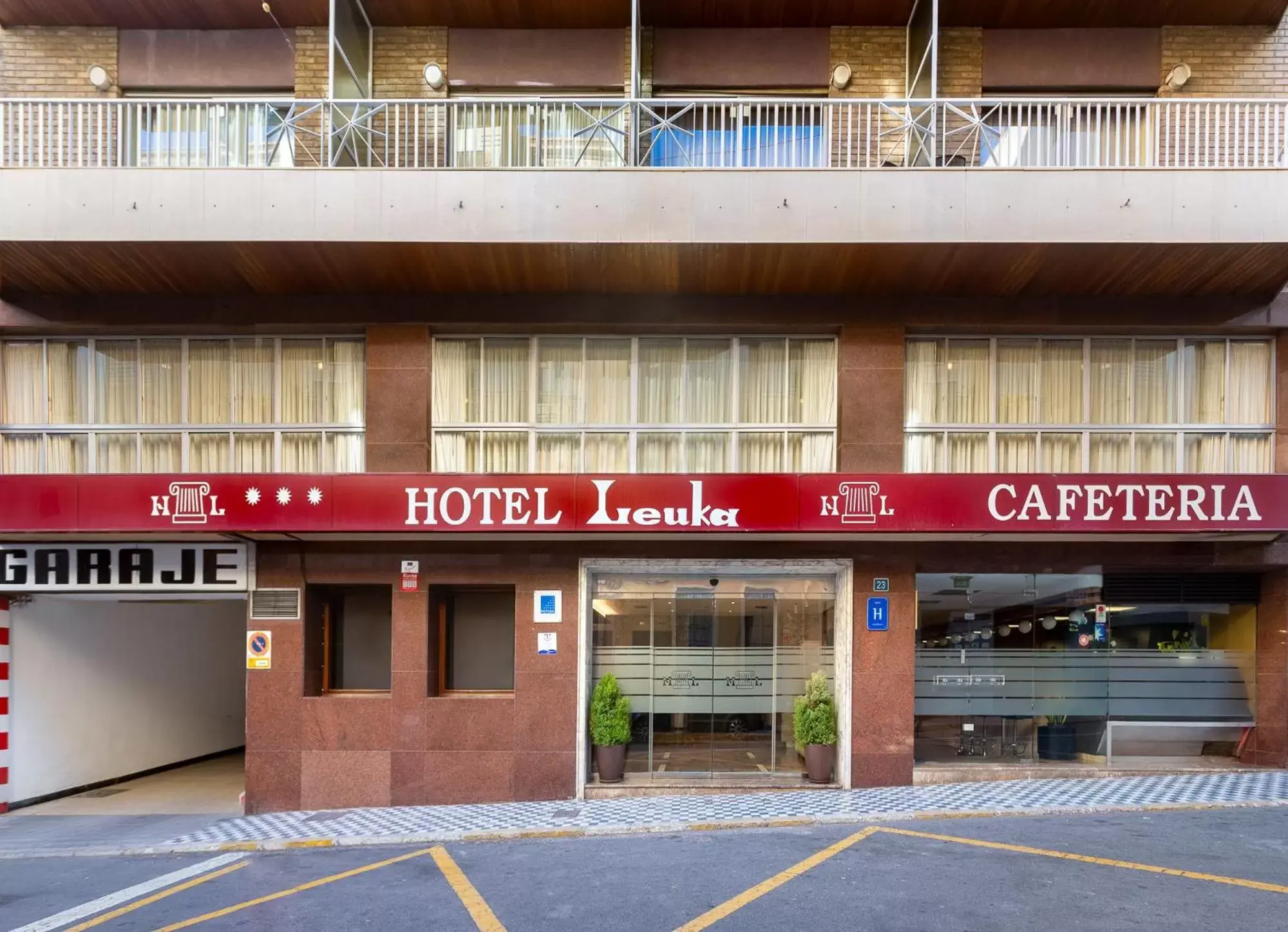 Property building in Hotel Leuka