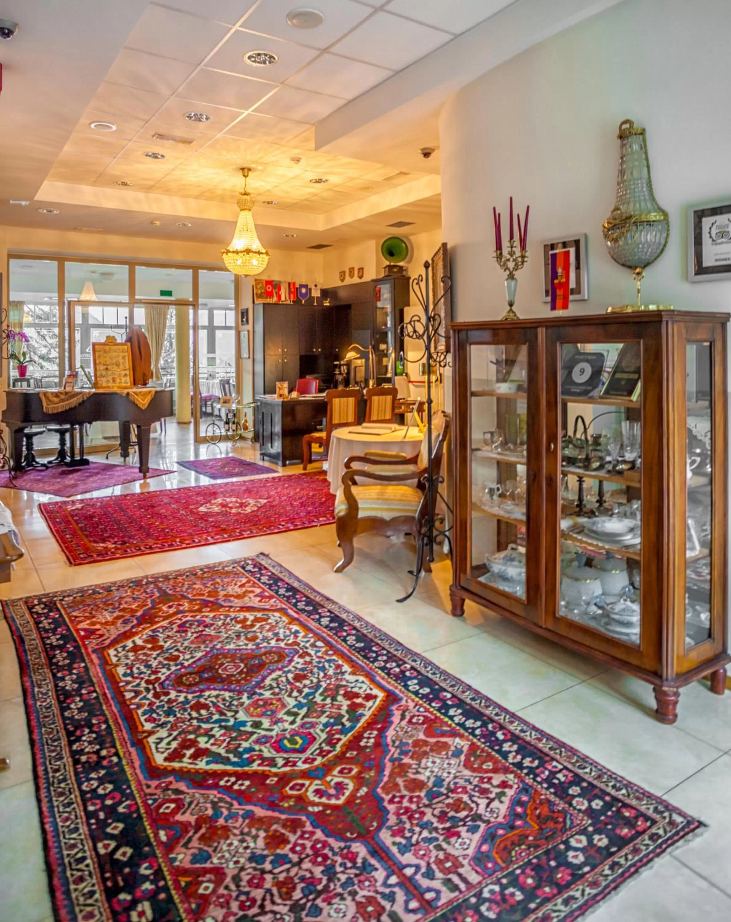 Lobby or reception in Hotel Triglav