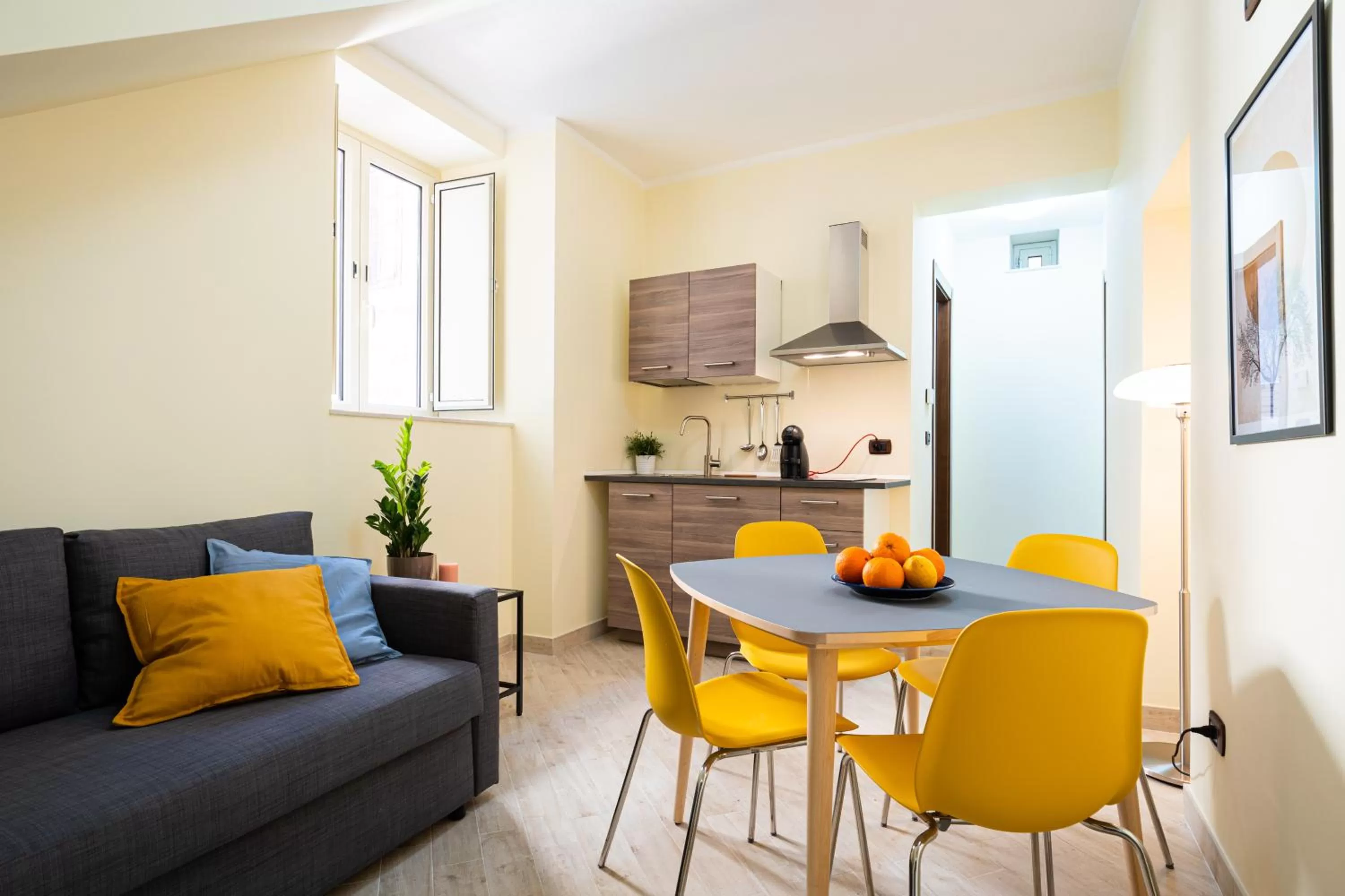 Kitchen or kitchenette in Open Sicily Residence - Central Apartments Near Quattro Canti