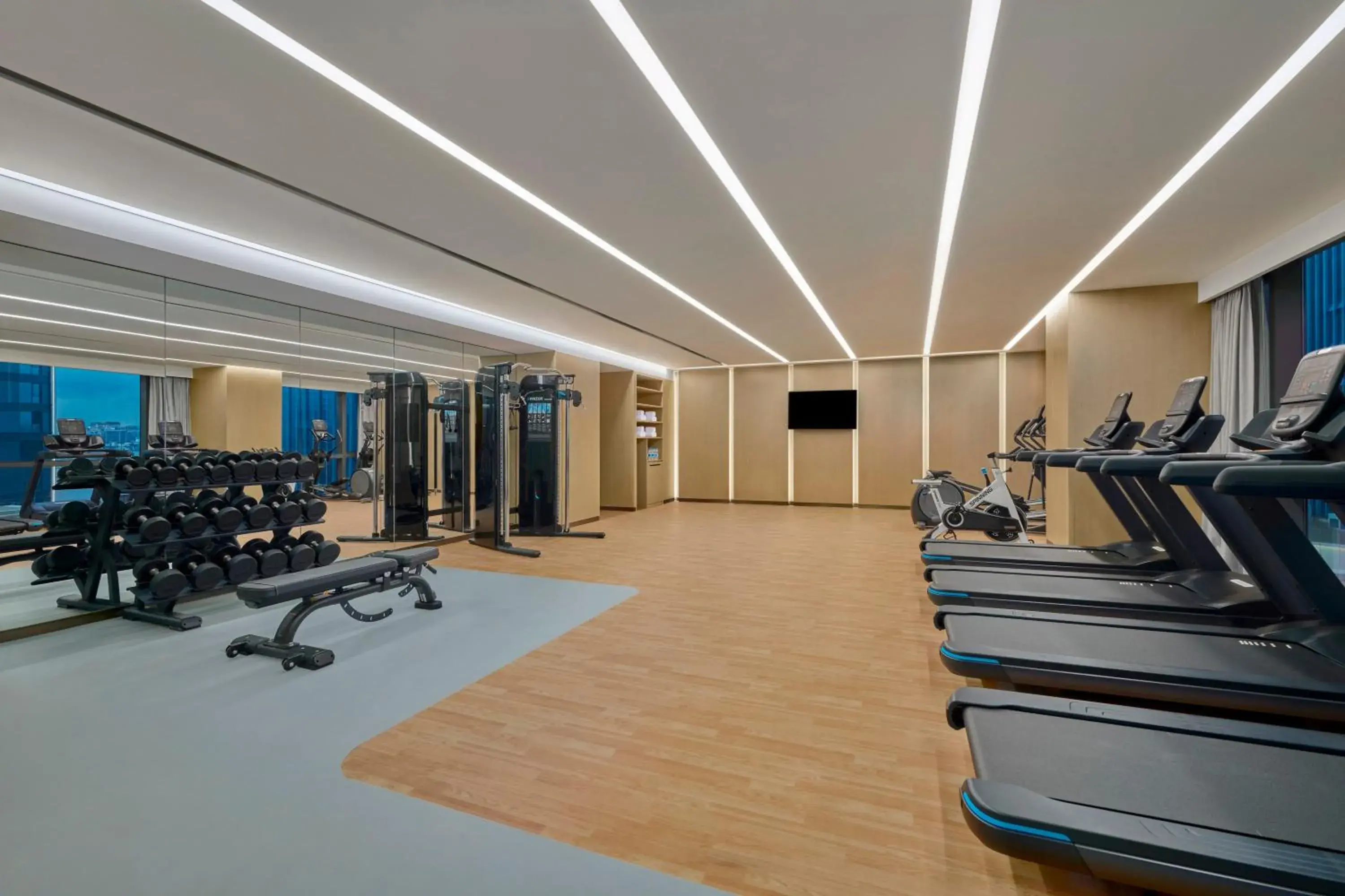 Fitness centre/facilities in Hilton Garden Inn Shenzhen Guangming Fitness centre/facilities in Hilton Garden Inn Shenzhen Guangming